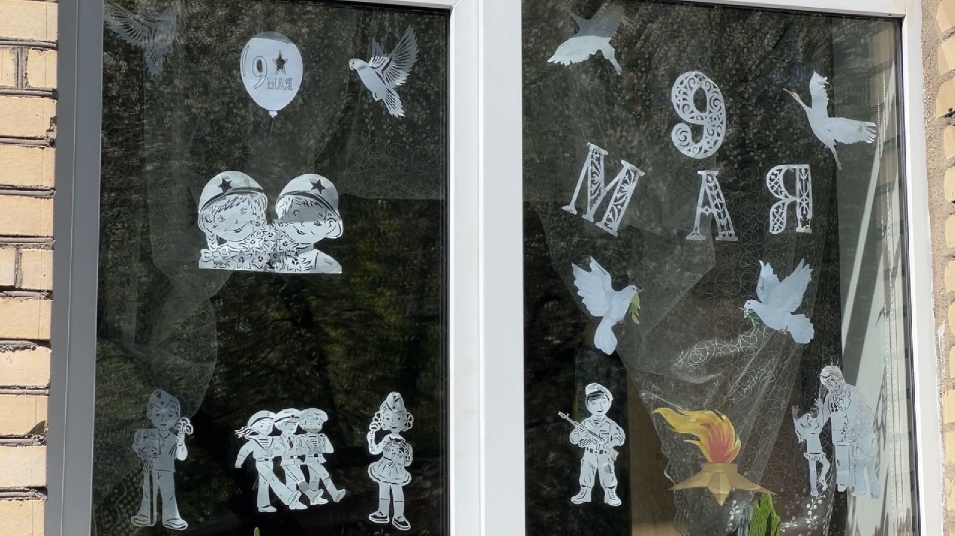 химки, детский сад, окна победы, день победы,