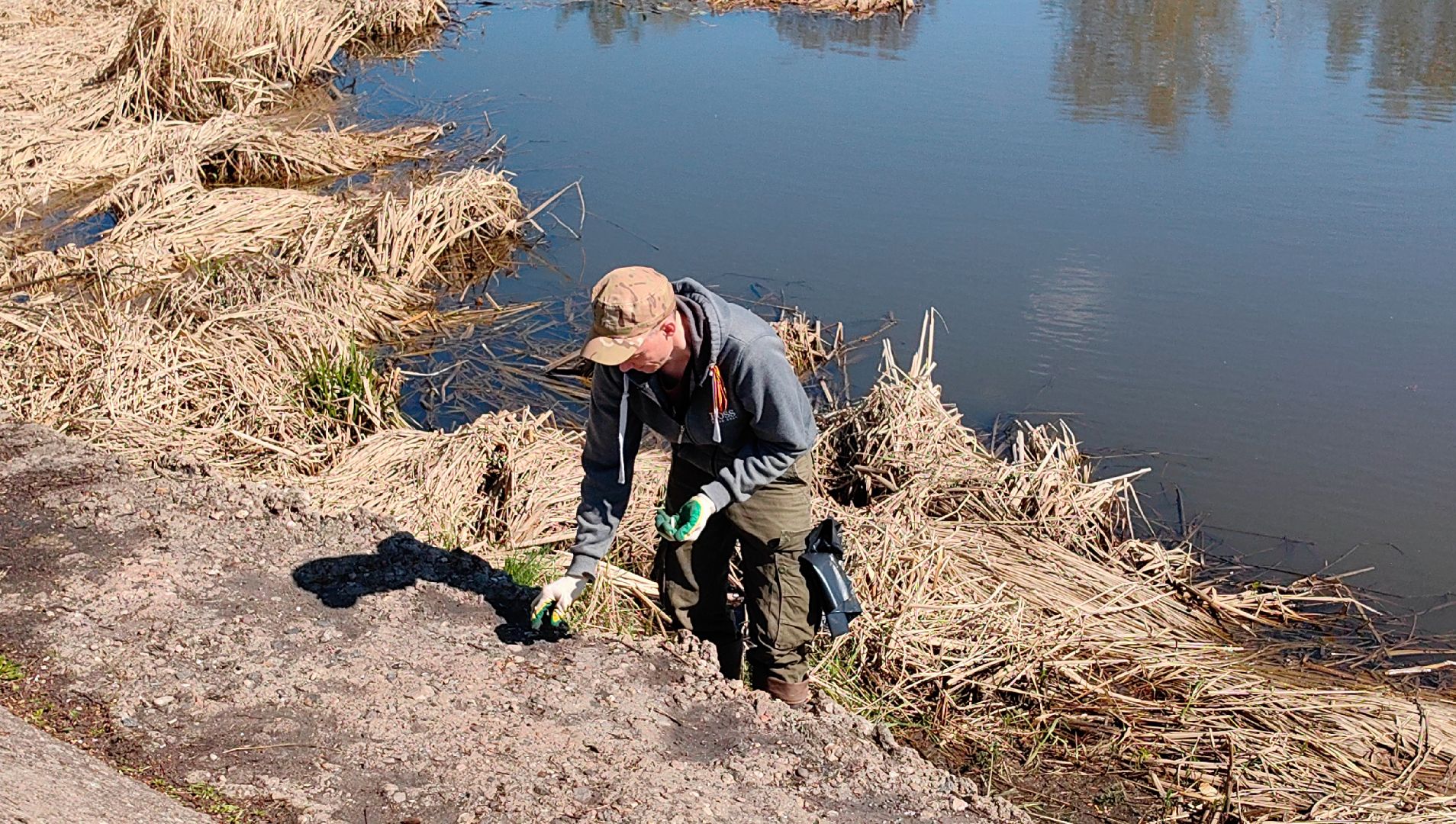 субботник, река Клязьма, уборка, пластик, отходы,