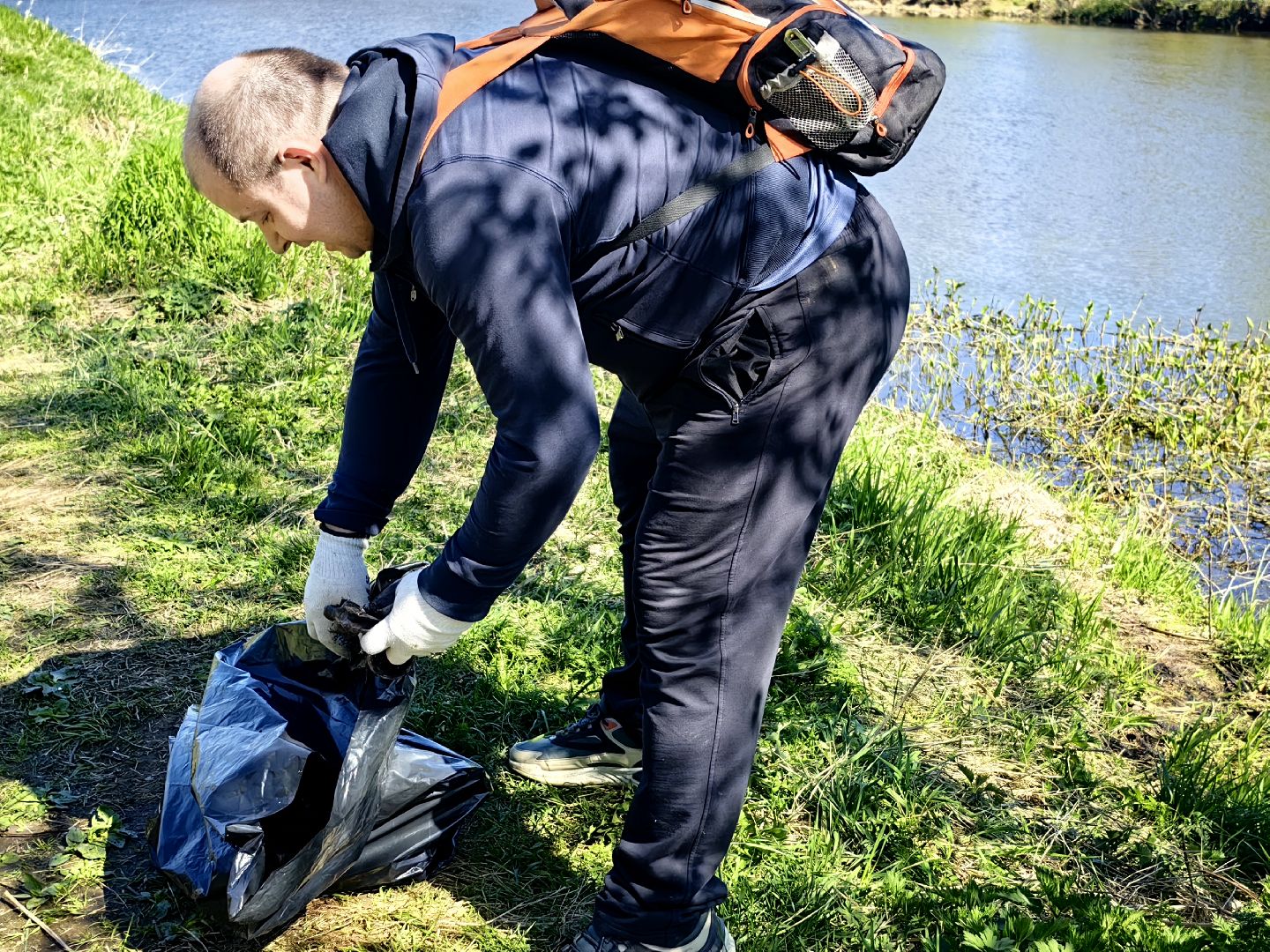 субботник, река Клязьма, уборка, пластик, отходы,