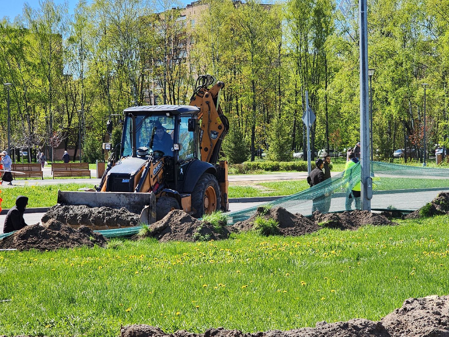 Черноголовка, Институтский проспект, Благоустройство,