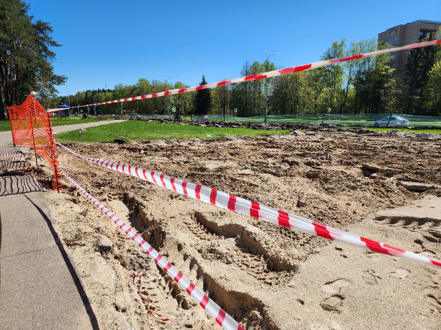 Черноголовка, Институтский проспект, Благоустройство,