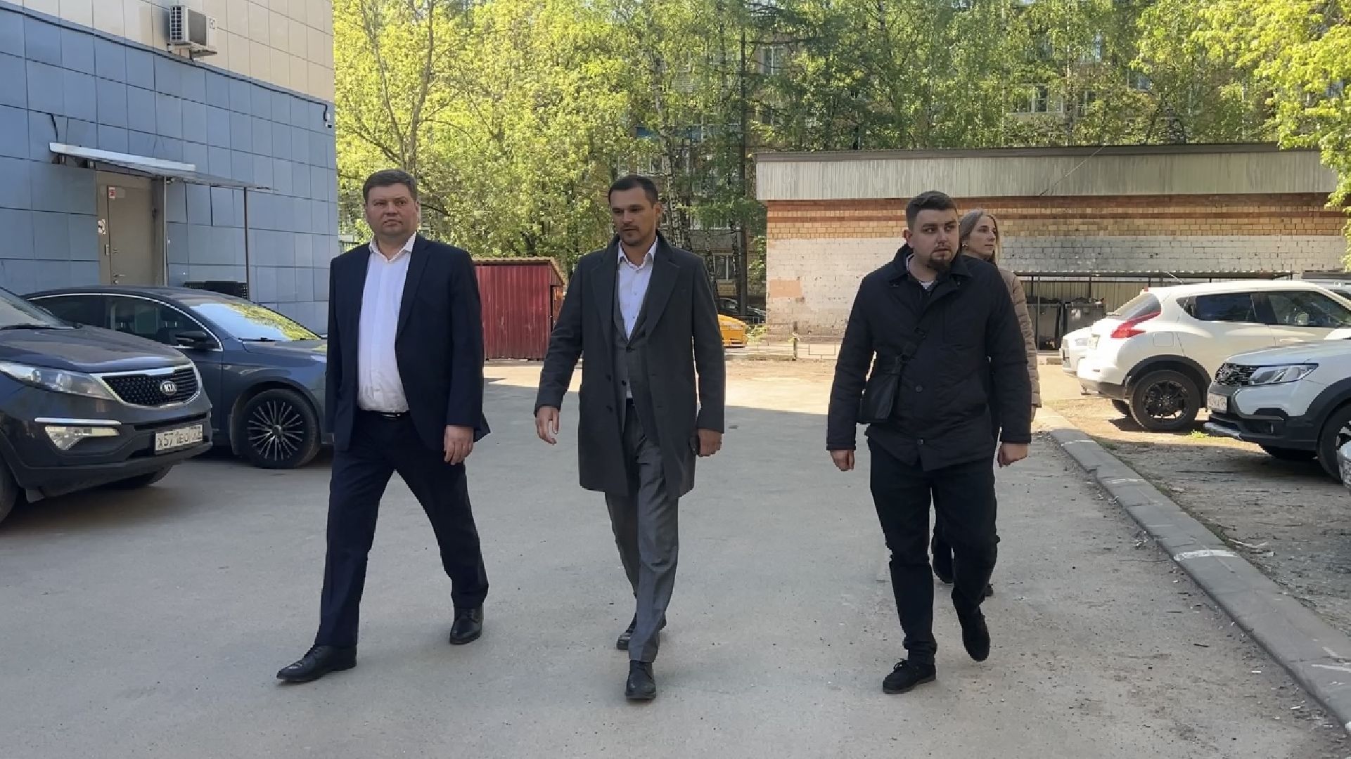 химки, благоустройство, осмотр хода работ, заместитель главы,