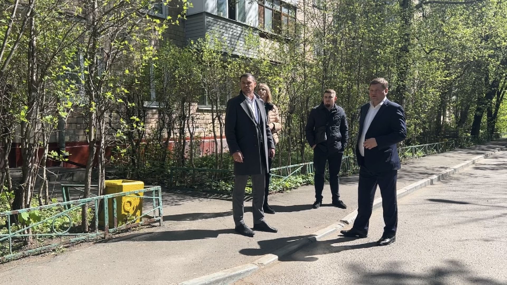 химки, благоустройство, осмотр хода работ, заместитель главы,