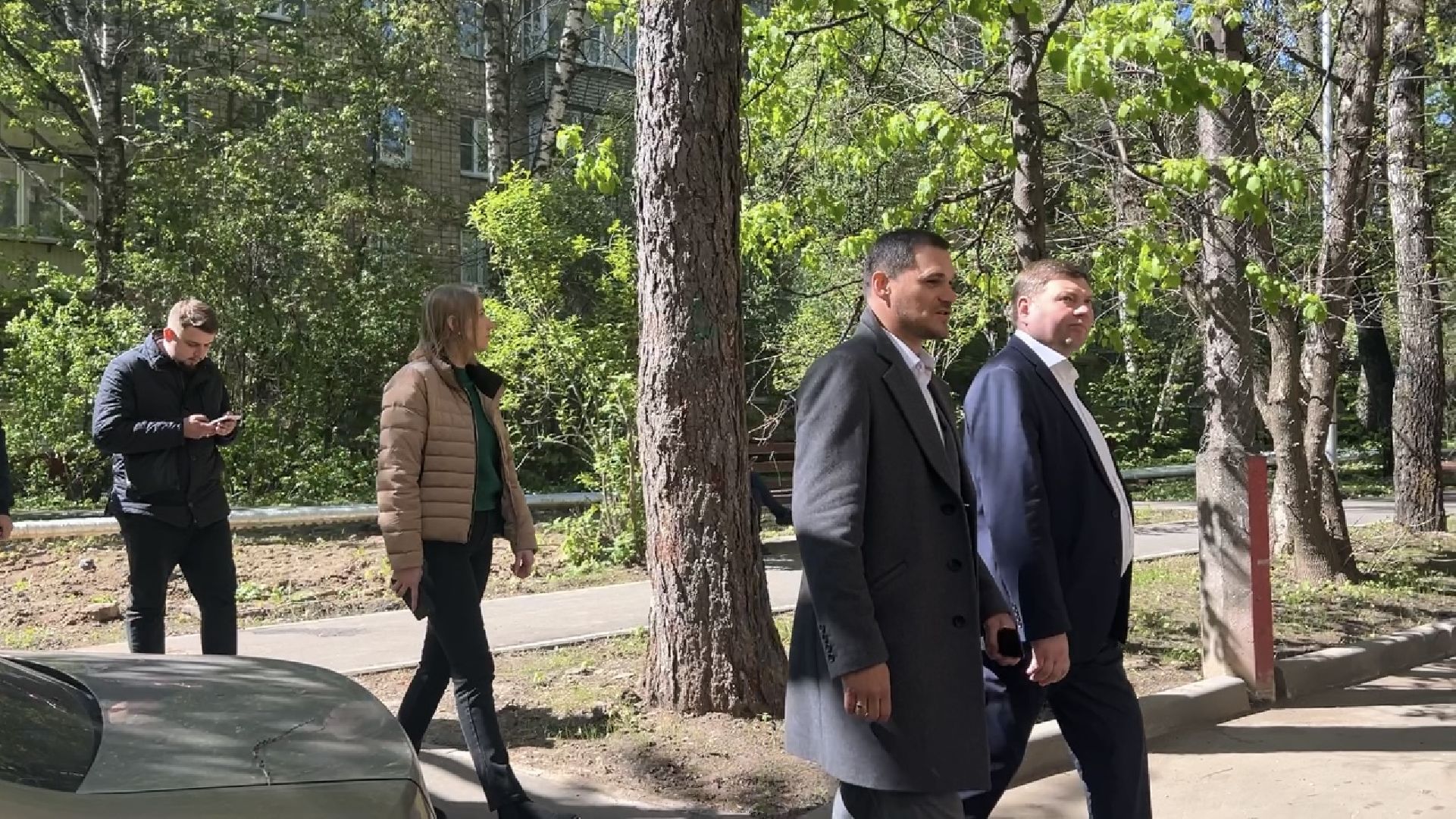 химки, благоустройство, осмотр хода работ, заместитель главы,