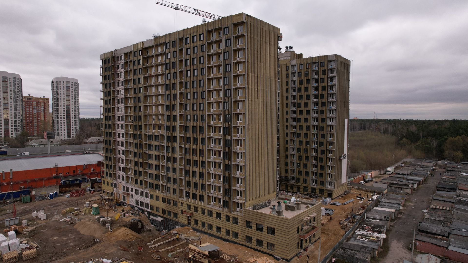 видео с коптера, ЖК, балашиха,