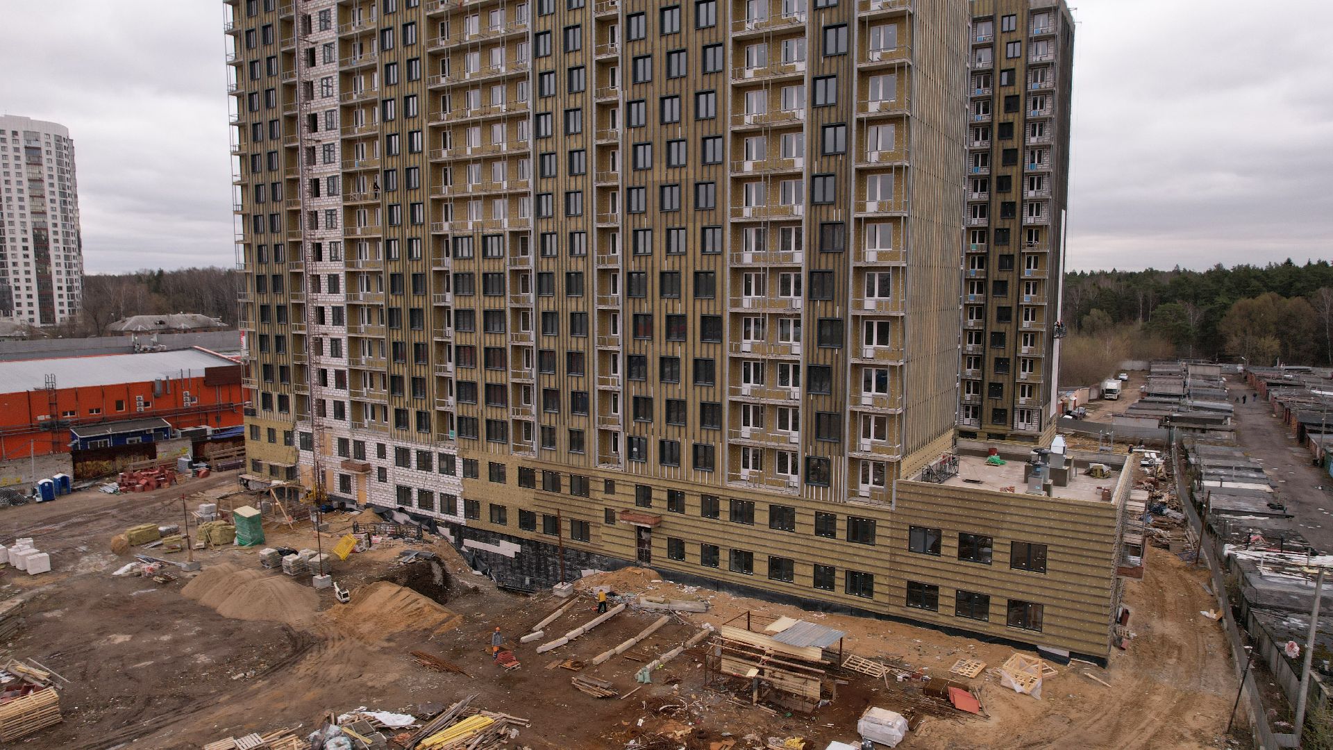 видео с коптера, ЖК, балашиха,