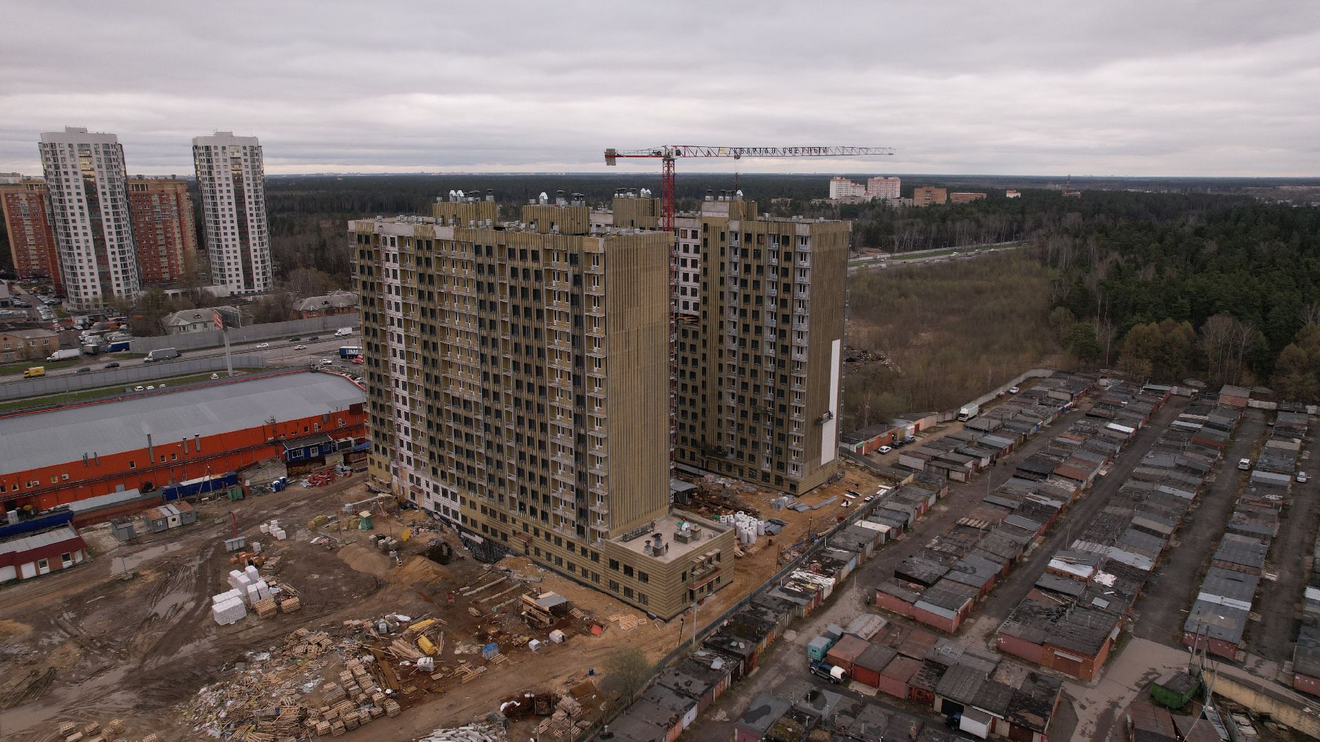 видео с коптера, ЖК, балашиха,