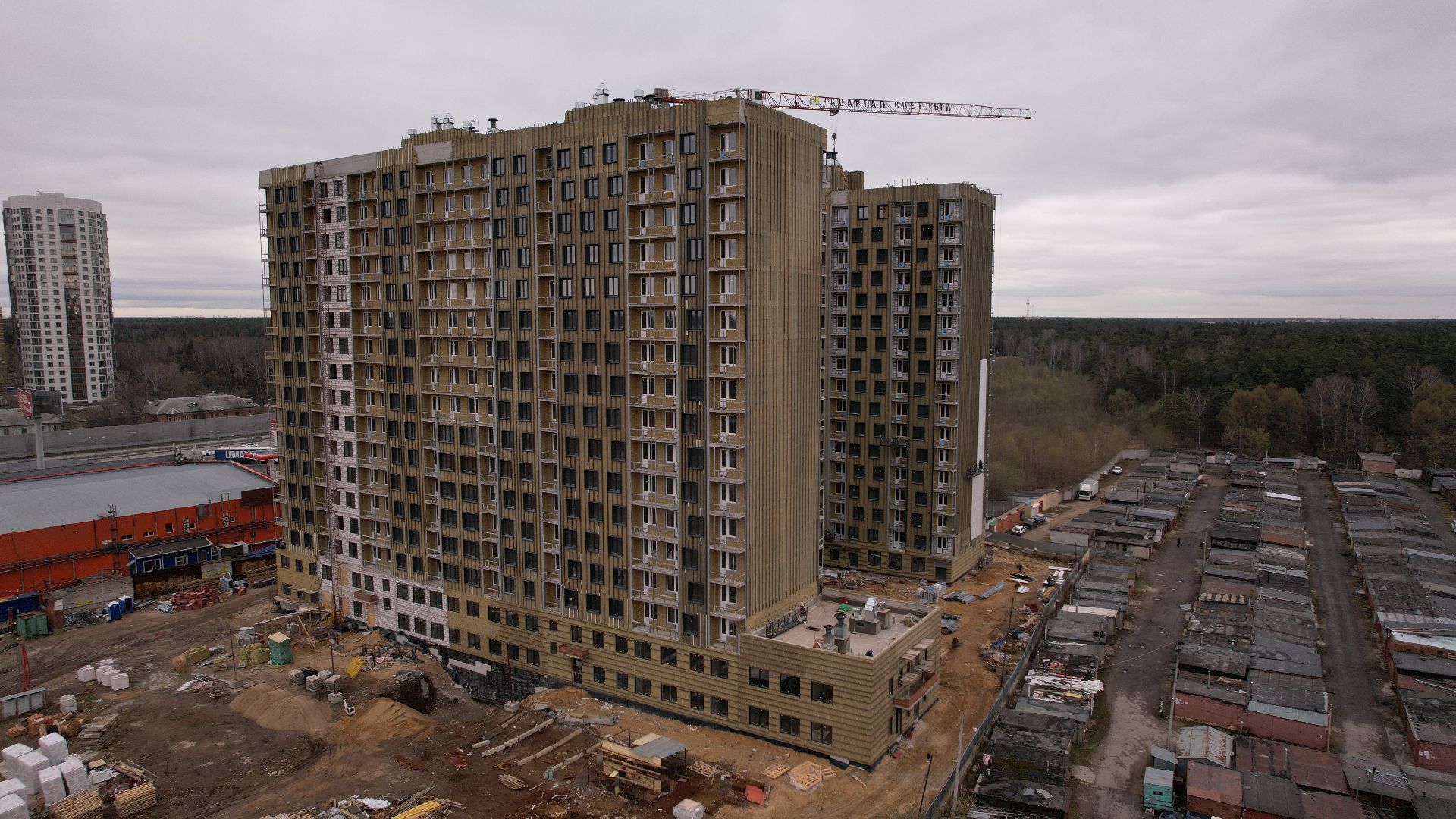 видео с коптера, ЖК, балашиха,