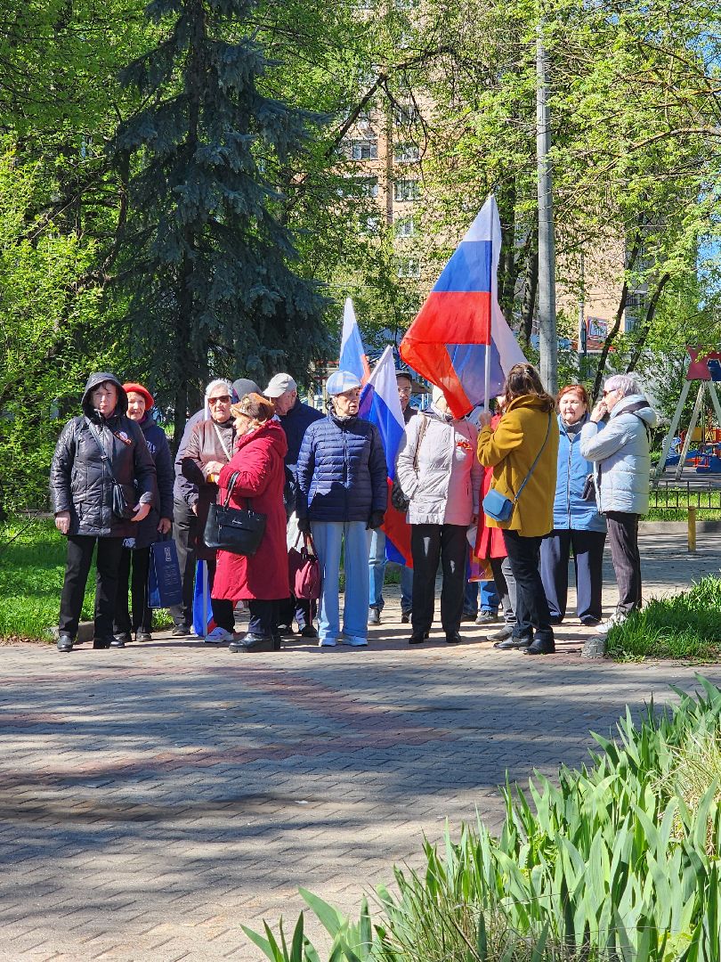 день победы, митинг памяти, возложение цветов, Мытищи, минута молчания,