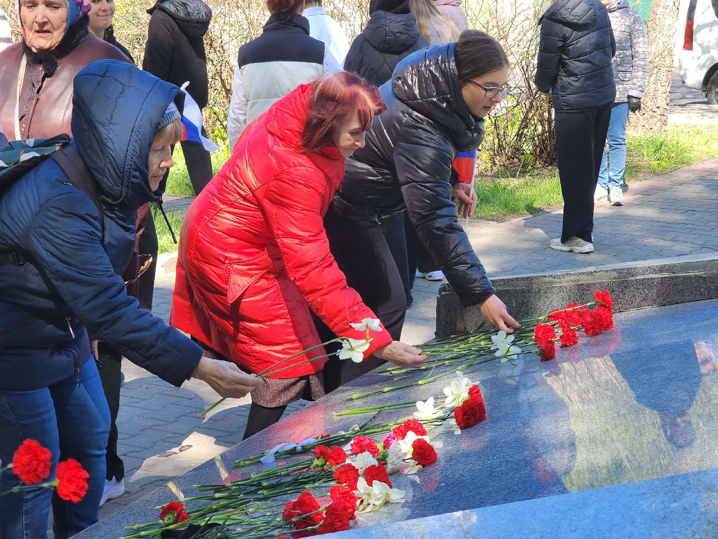 день победы, митинг памяти, возложение цветов, Мытищи, минута молчания,