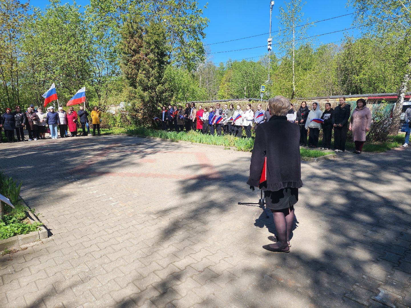 день победы, митинг памяти, возложение цветов, Мытищи, минута молчания,