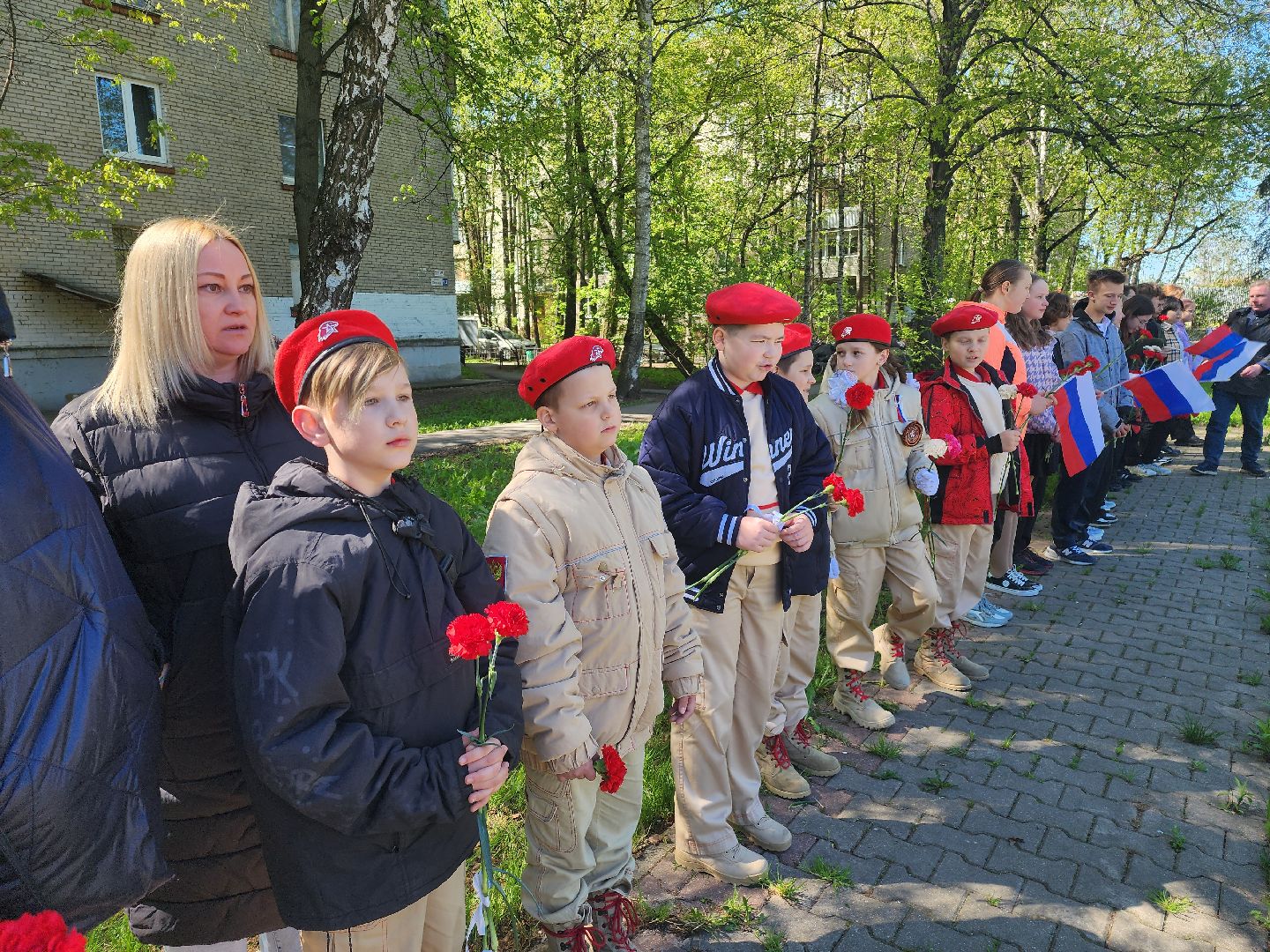день победы, митинг памяти, возложение цветов, Мытищи, минута молчания,