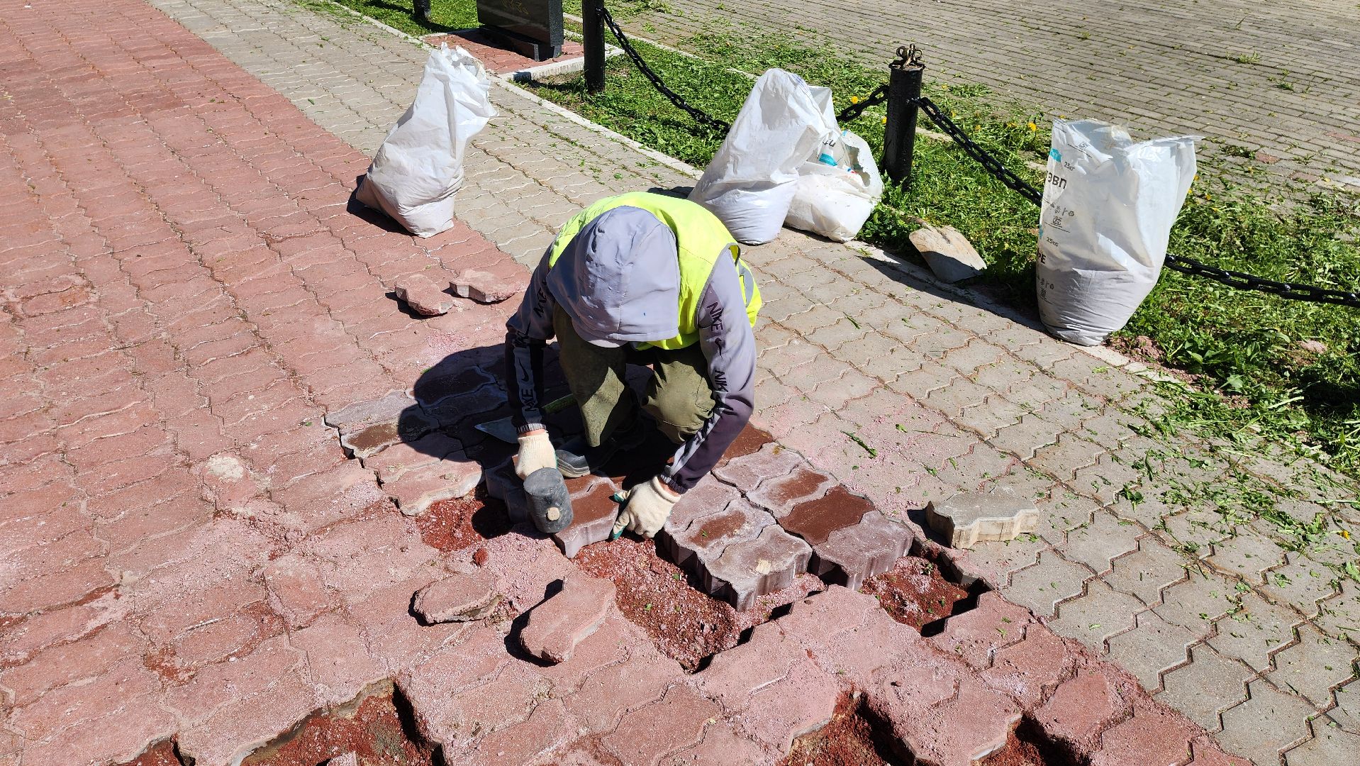 Подольск, Благоустройство, Памятник герою, комбинат благоустройства,
