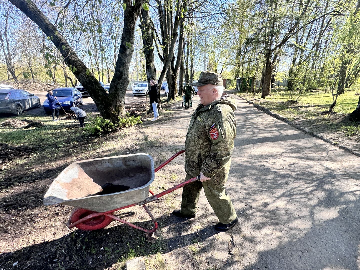Солнечногорск, Субботник, Благоустройство, уборка территории, кадеты,