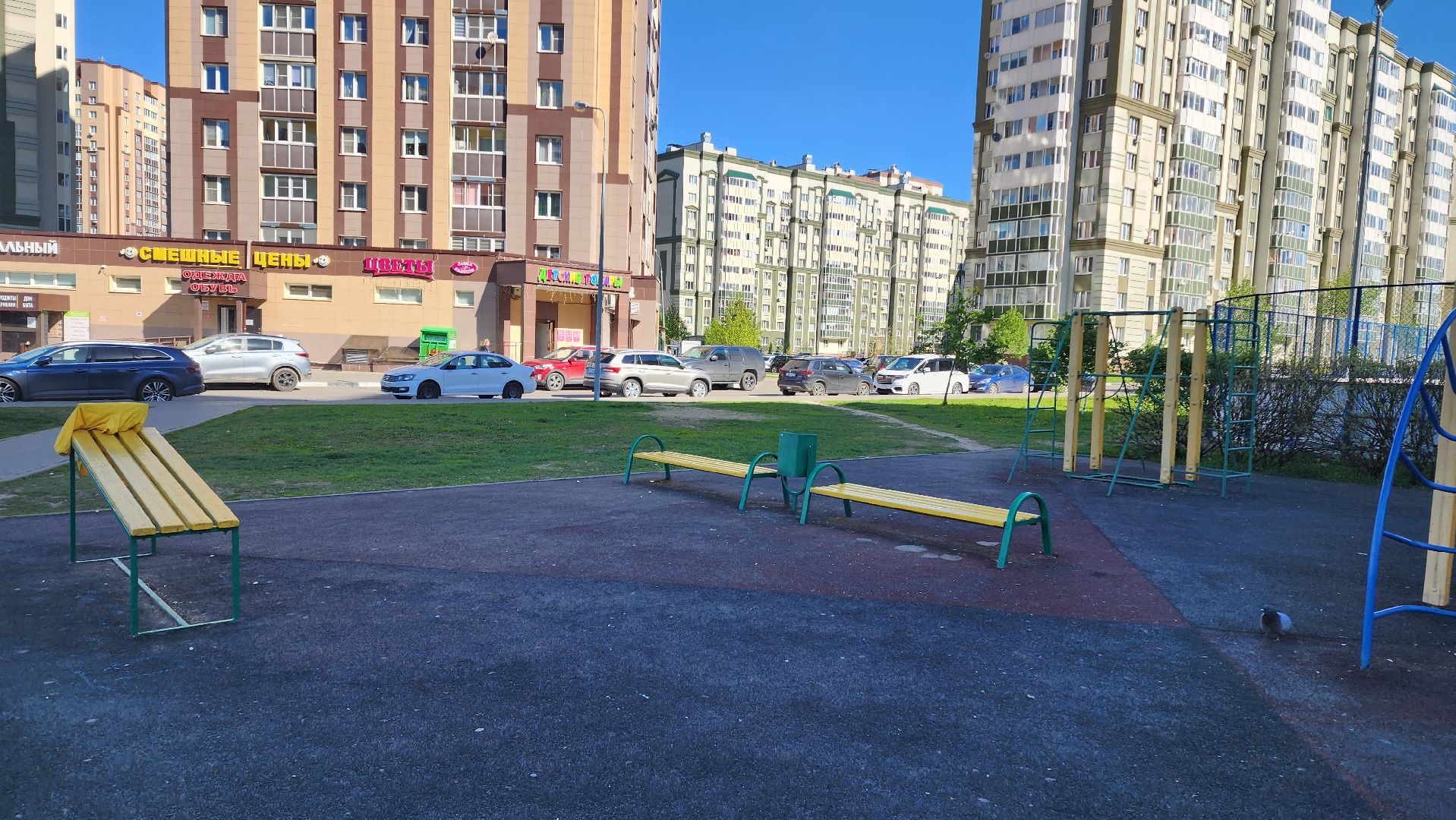 Домодедово, Микрорайон Южный, благоустройство, детская площадка, ГУСТ МО, месячник благосутройства, месяц чистоты и благоустройства, УК РИТМ, Управляющая компания, комбинат благоустройства,