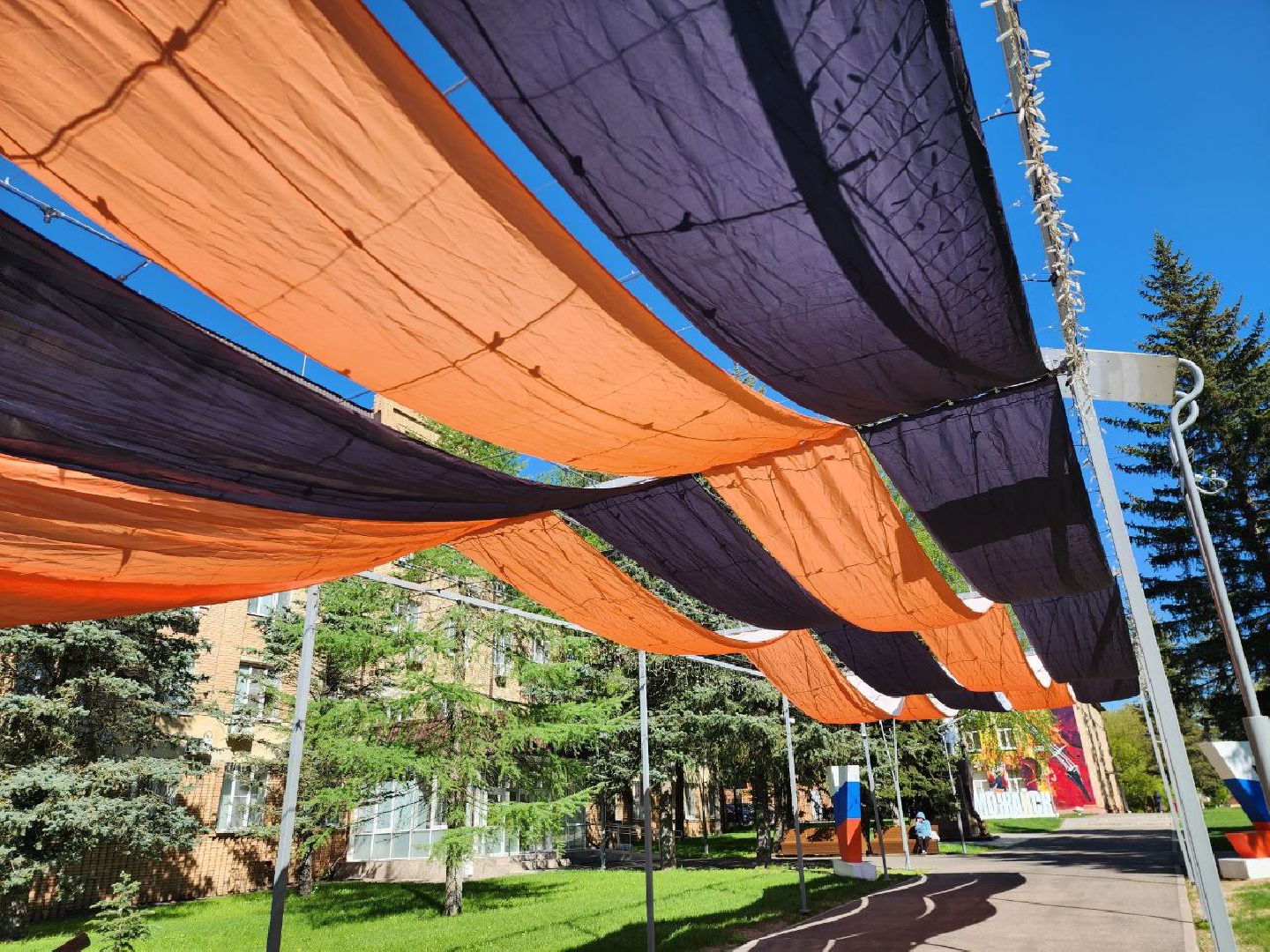 можайск, можайский городской округ, подмосковье, день победы, благоустройство, украшение округа, 9 мая,