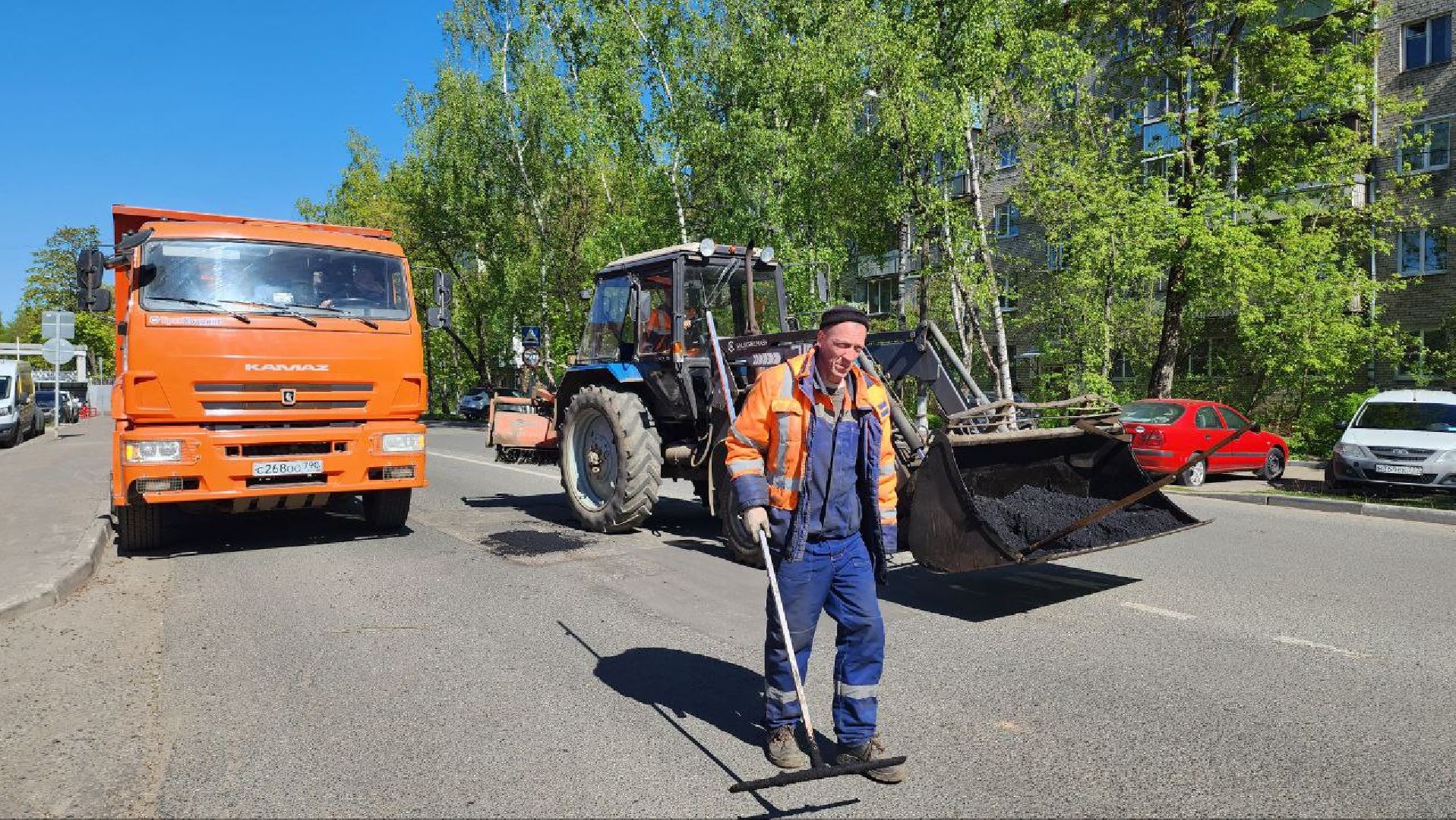 люберцы, ремонт дорог, ямочный ремонт,