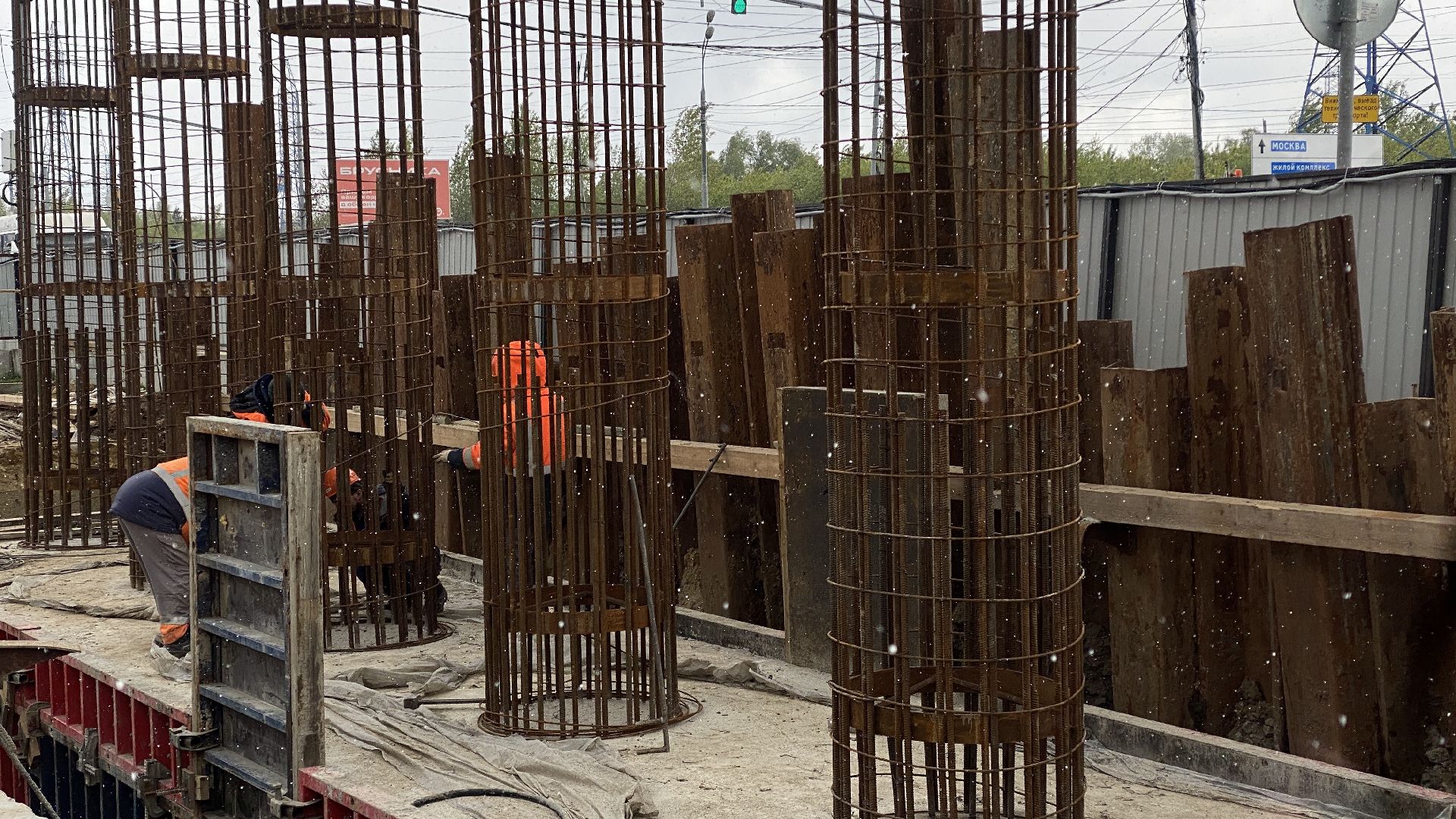 каширское шоссе, съезд на каширское шоссе, строительство дорог, володарское шоссе, ленинский городской округ,