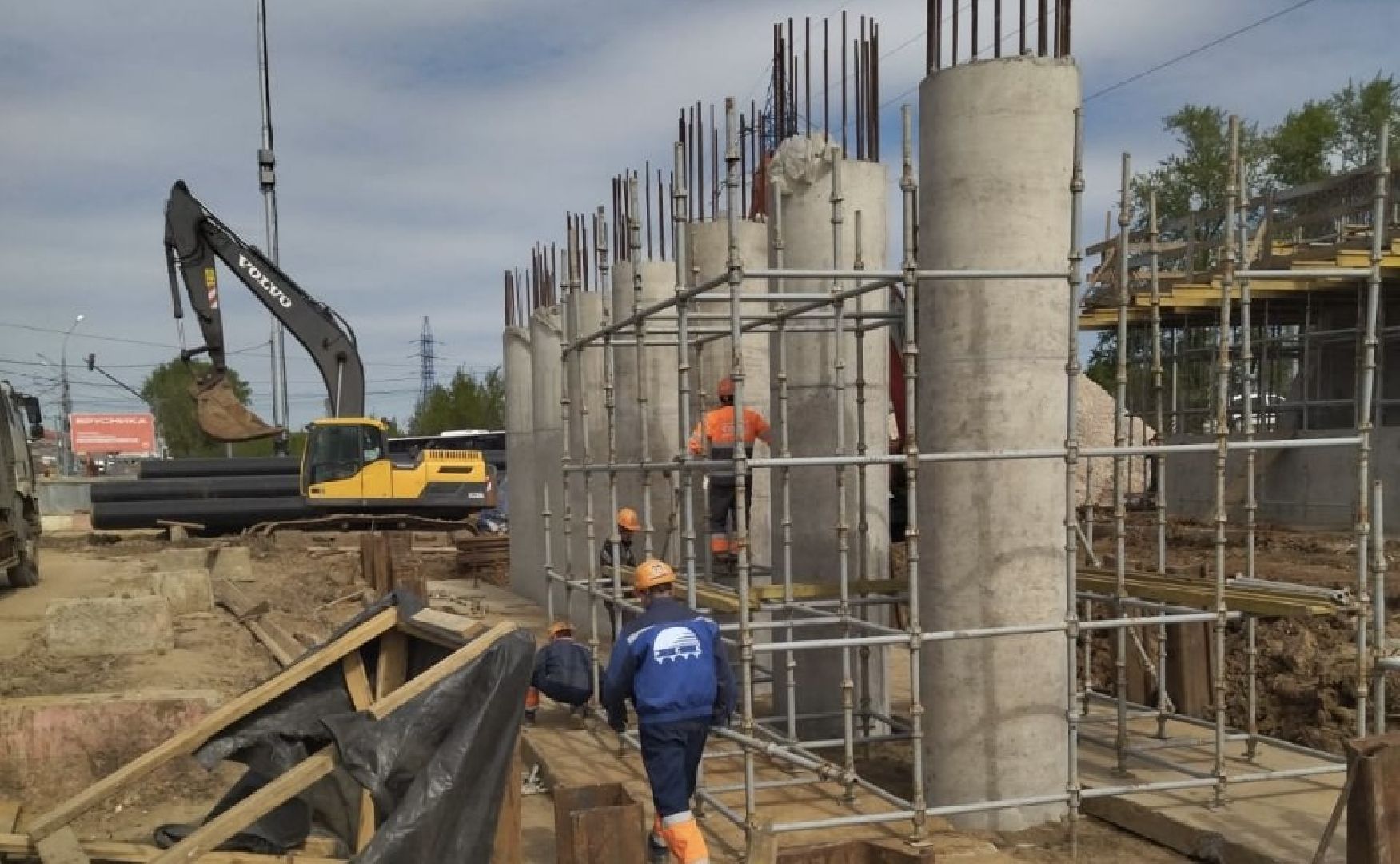 каширское шоссе, съезд на каширское шоссе, строительство дорог, володарское шоссе, ленинский городской округ,