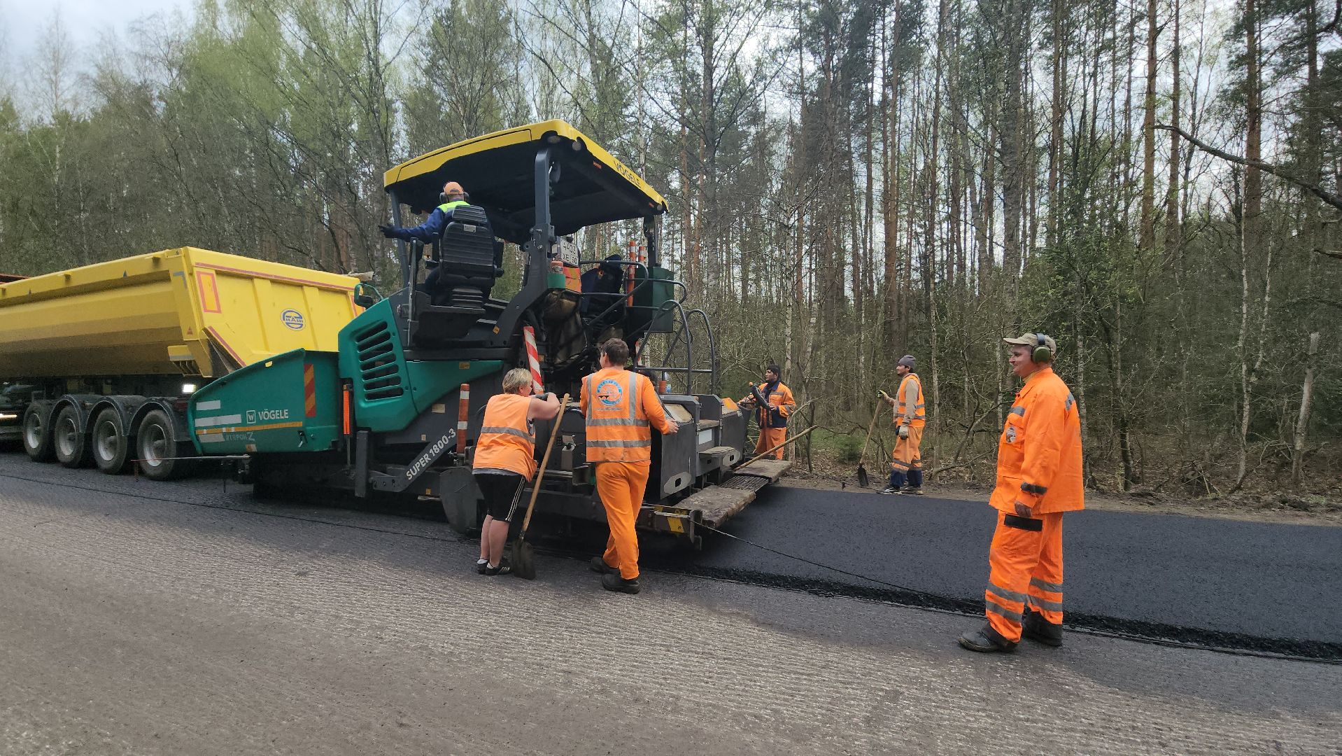 серпухов, деревня фенино, ремонт дороги, мосавтодор, безопасность дорожного движения,