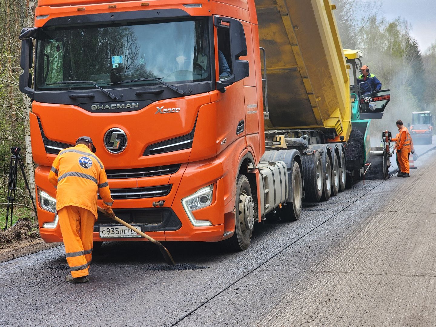 серпухов, деревня фенино, ремонт дороги, мосавтодор, безопасность дорожного движения,