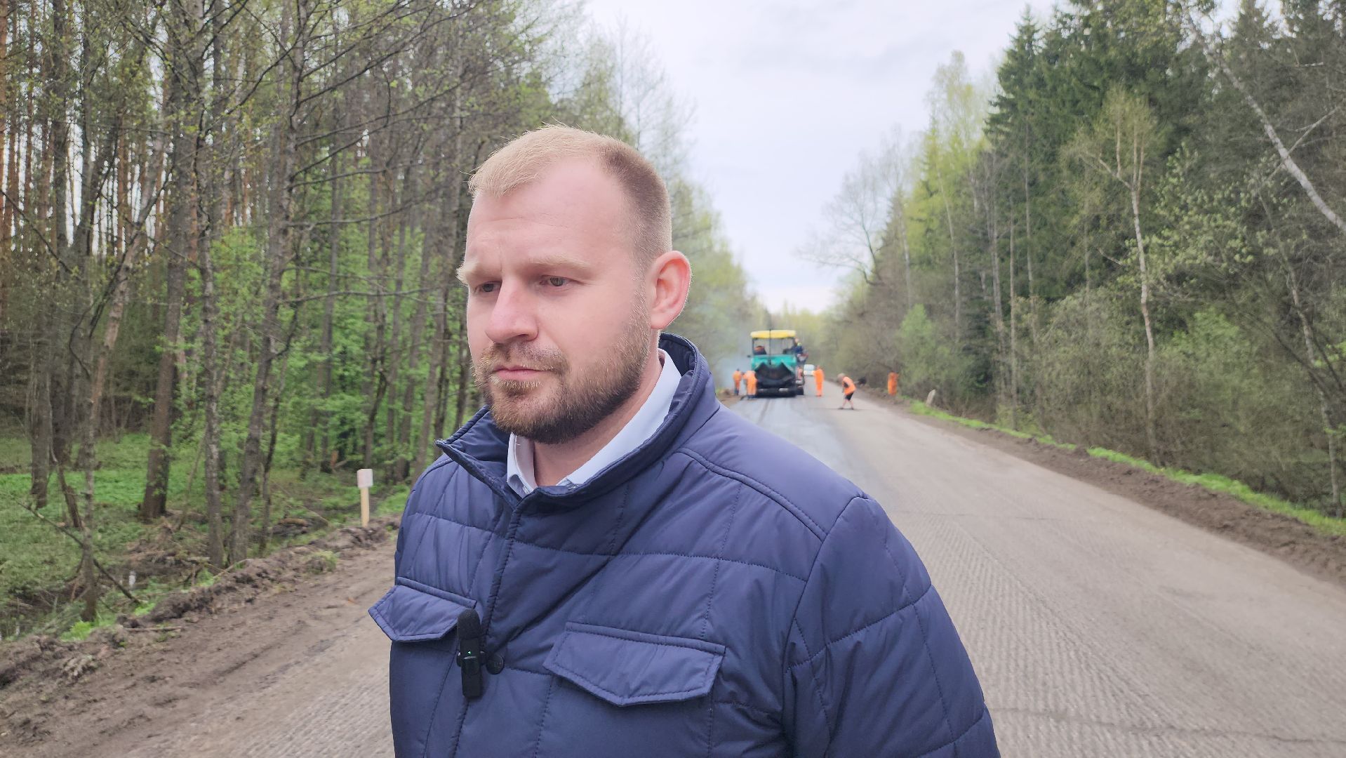 серпухов, деревня фенино, ремонт дороги, мосавтодор, безопасность дорожного движения,