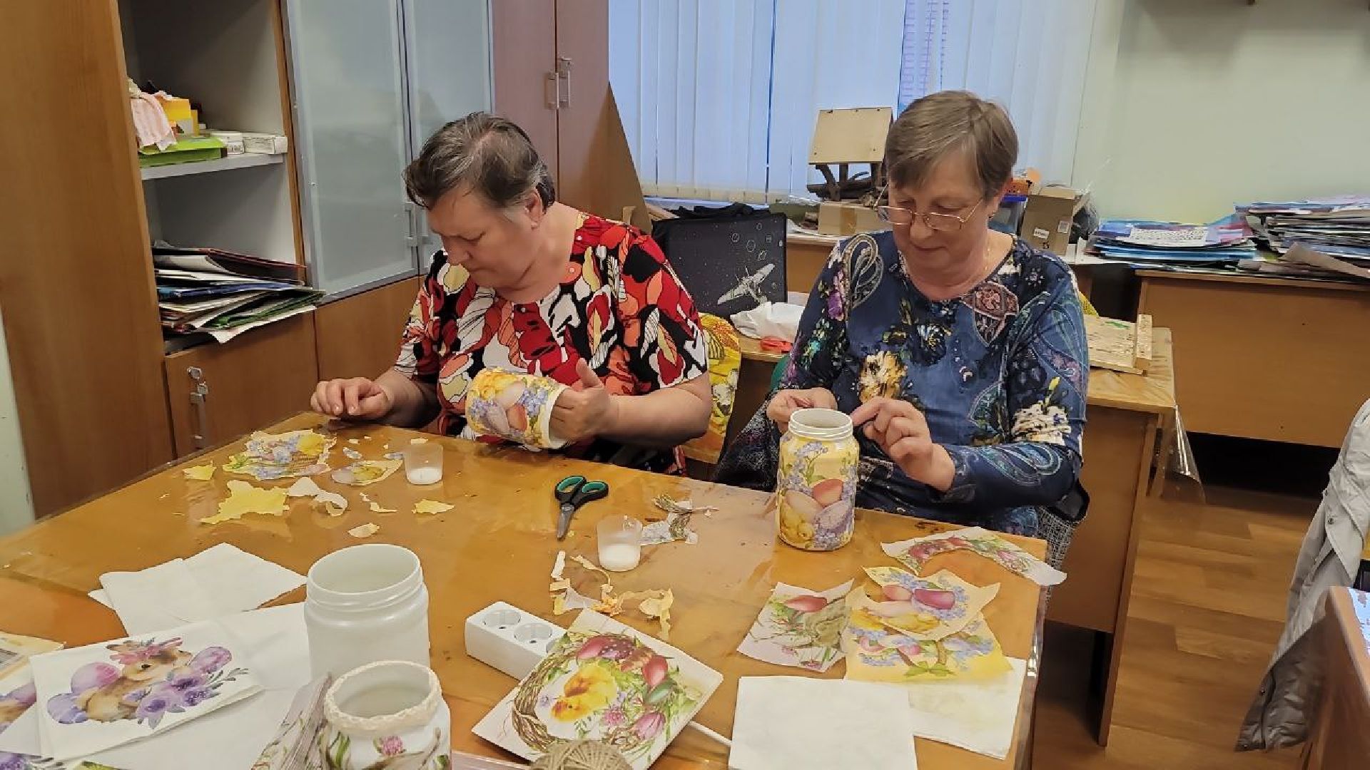 активное долголетие, пасха, творческие занятия,