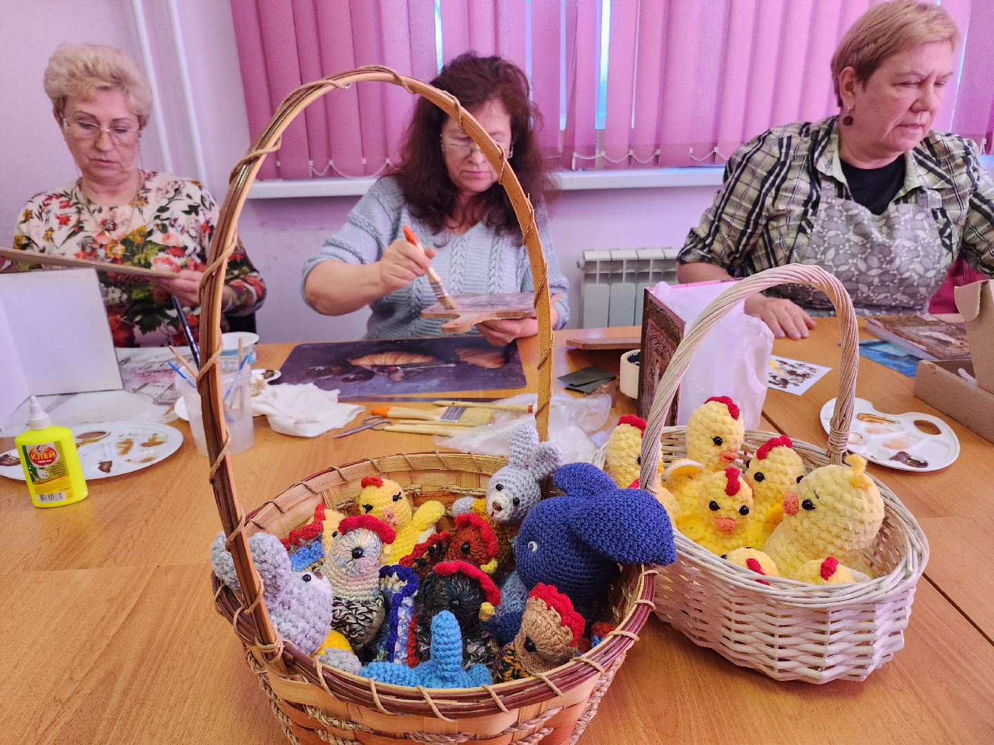 активное долголетие, пасха, творческие занятия,