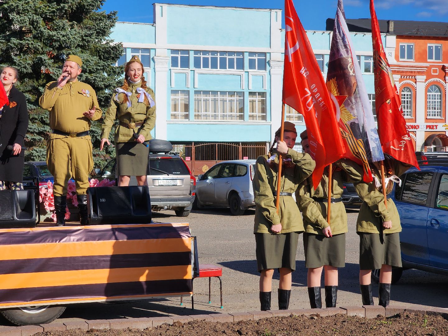 агитбригады, орехово-зуевский округ,день победы,