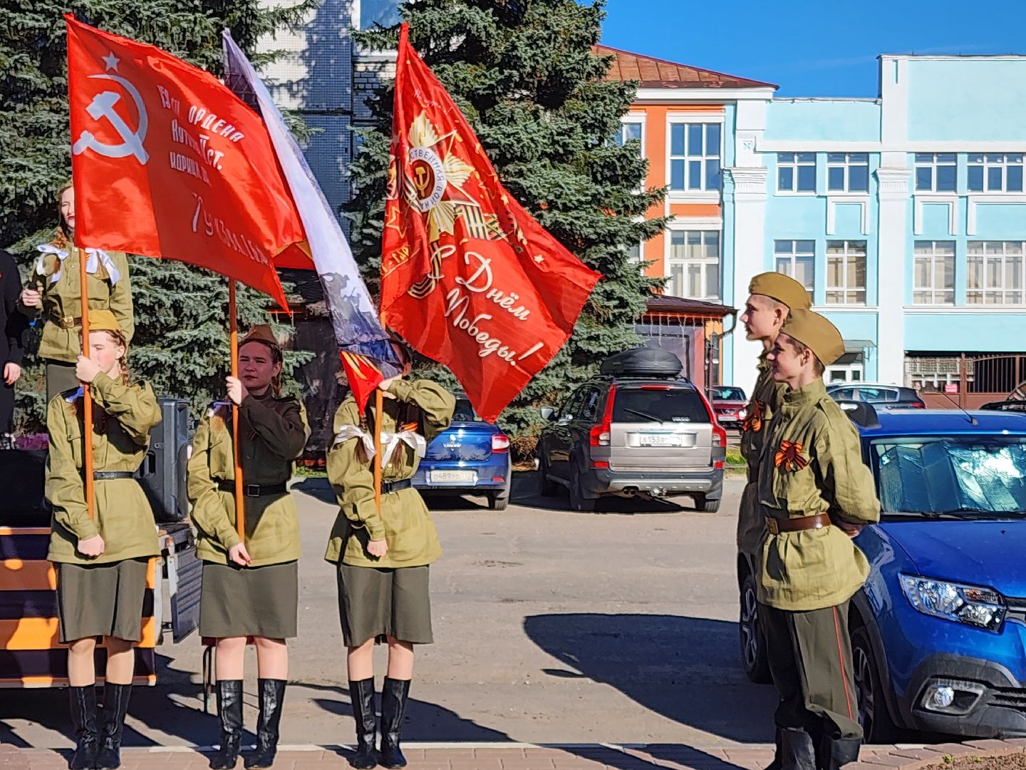 агитбригады, орехово-зуевский округ,день победы,