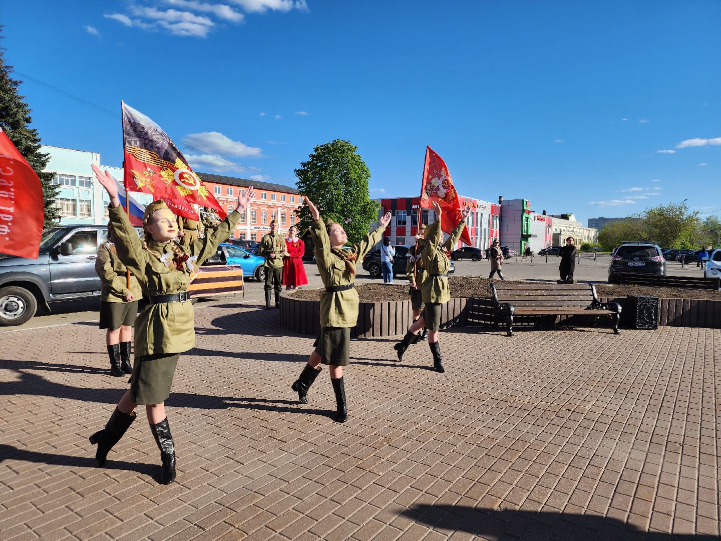 агитбригады, орехово-зуевский округ,день победы,