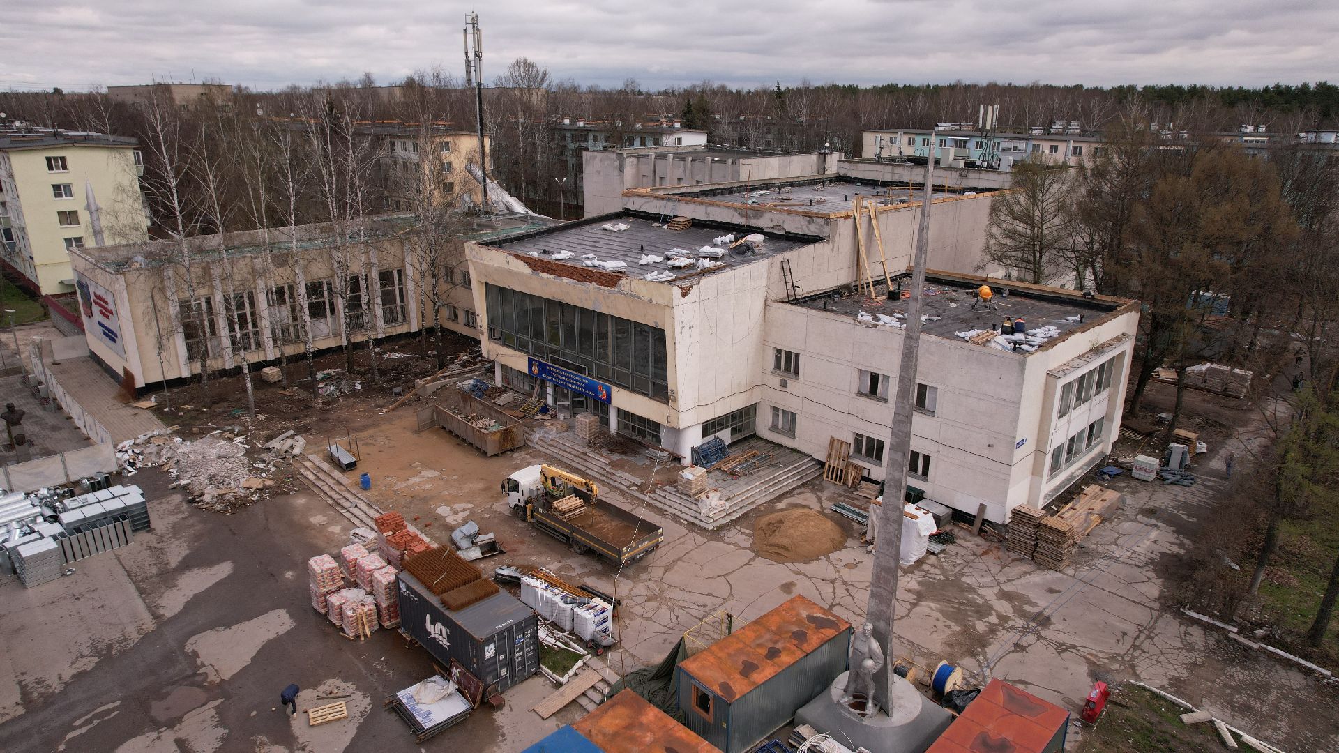 видео с коптера, дк, балашиха,