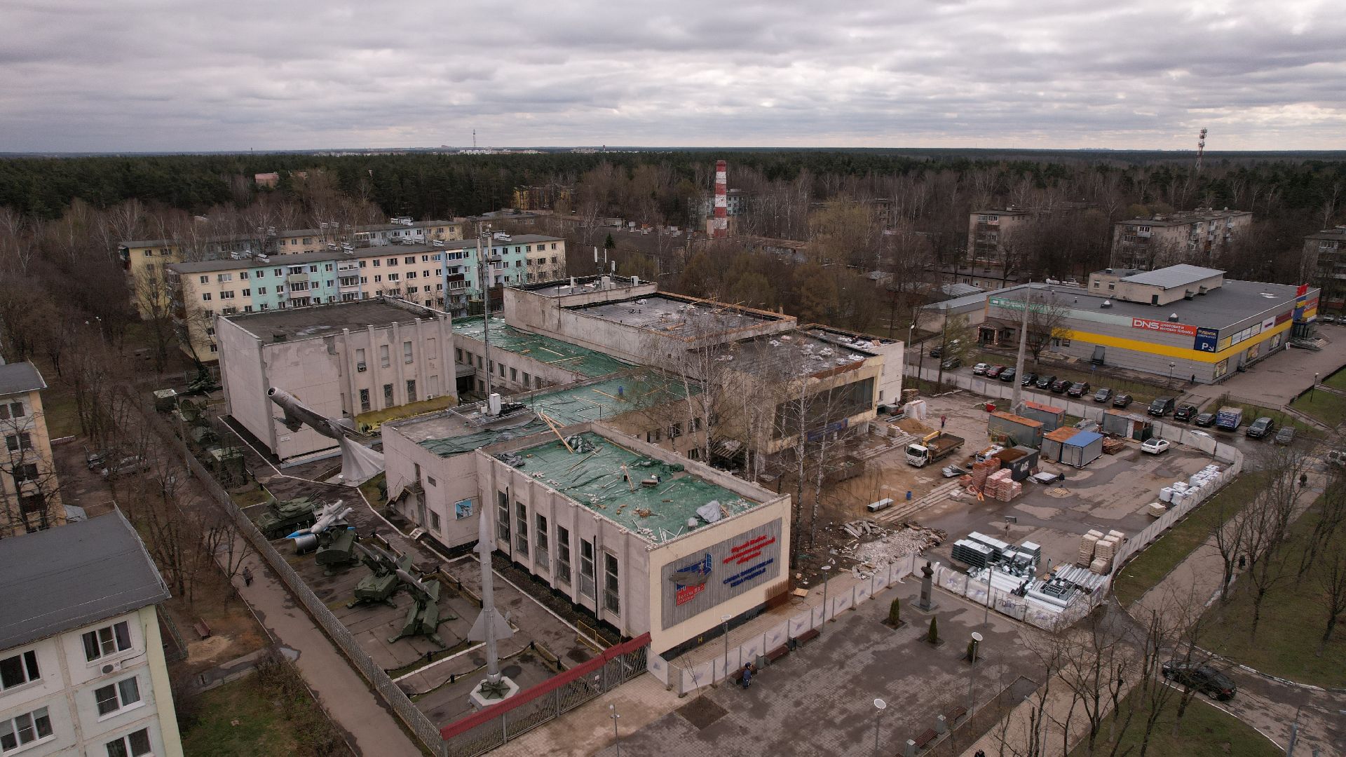 видео с коптера, дк, балашиха,