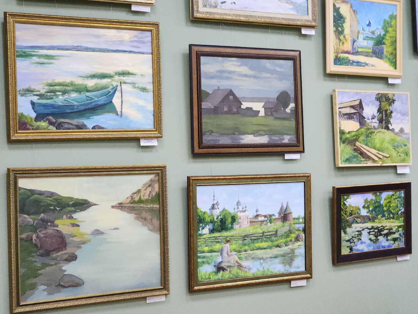 пушкино, экспозиция, самобытное творчество, живопись, художественная выставка, художник-педагог,
