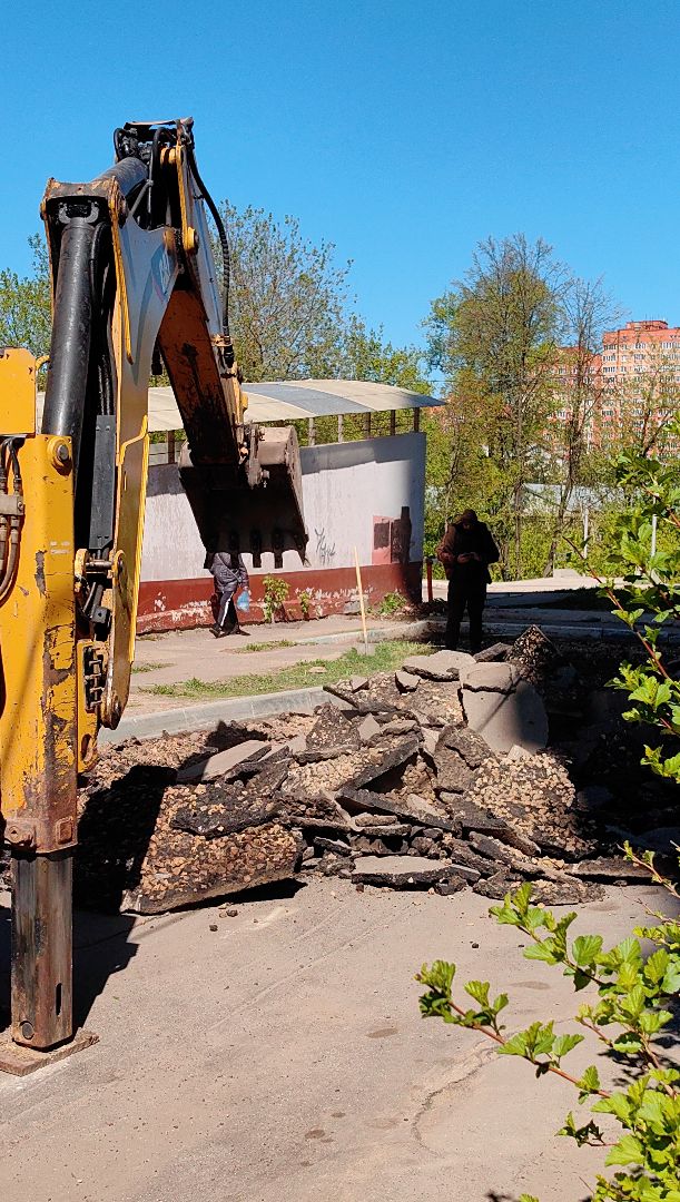 асфальт, большие карты, дорожное полотно, погрузчик,