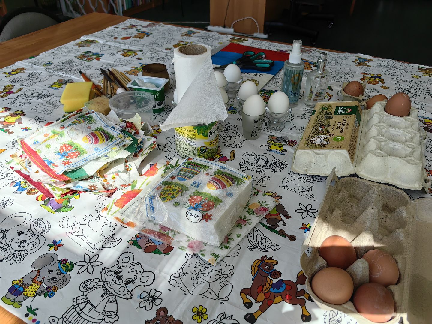 библиотека, Пасха, куличи, яйца, мастер-класс к пасхе,