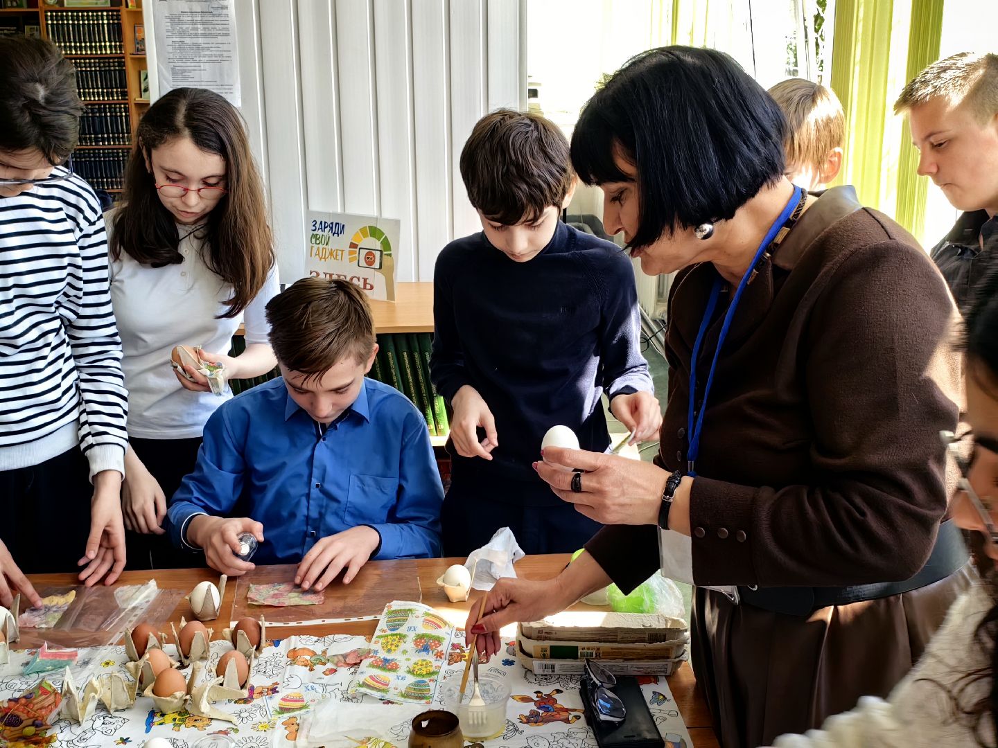 библиотека, Пасха, куличи, яйца, мастер-класс к пасхе,