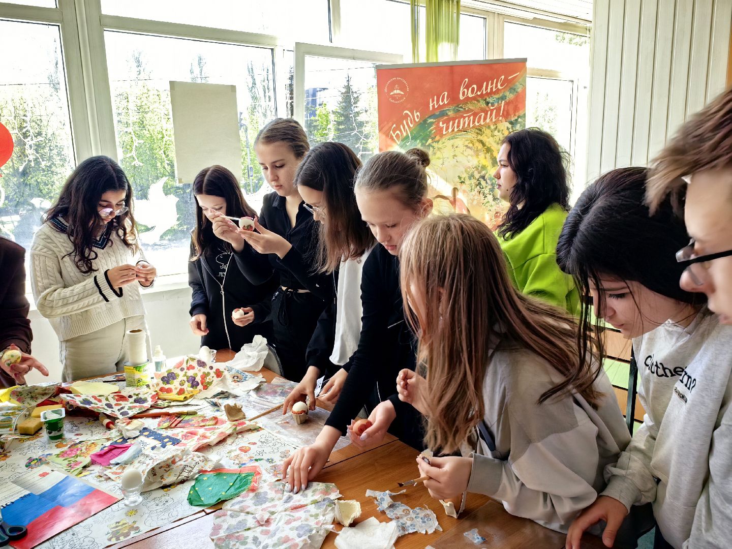 библиотека, Пасха, куличи, яйца, мастер-класс к пасхе,