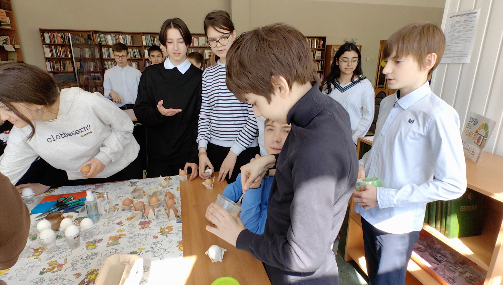 библиотека, Пасха, куличи, яйца, мастер-класс к пасхе,