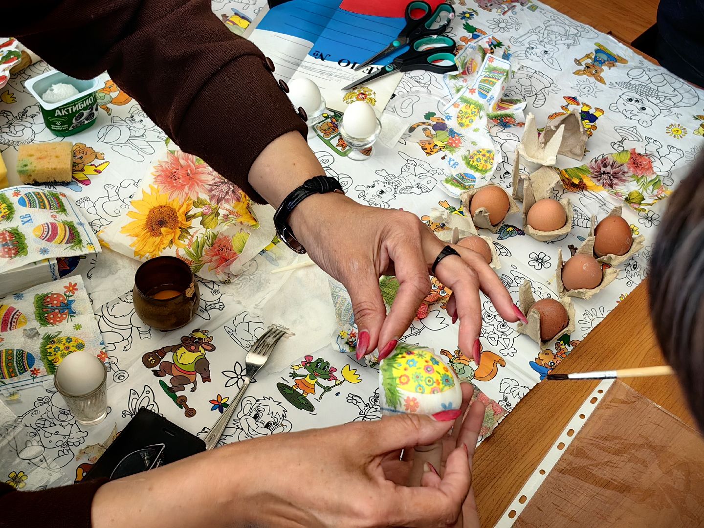 библиотека, Пасха, куличи, яйца, мастер-класс к пасхе,