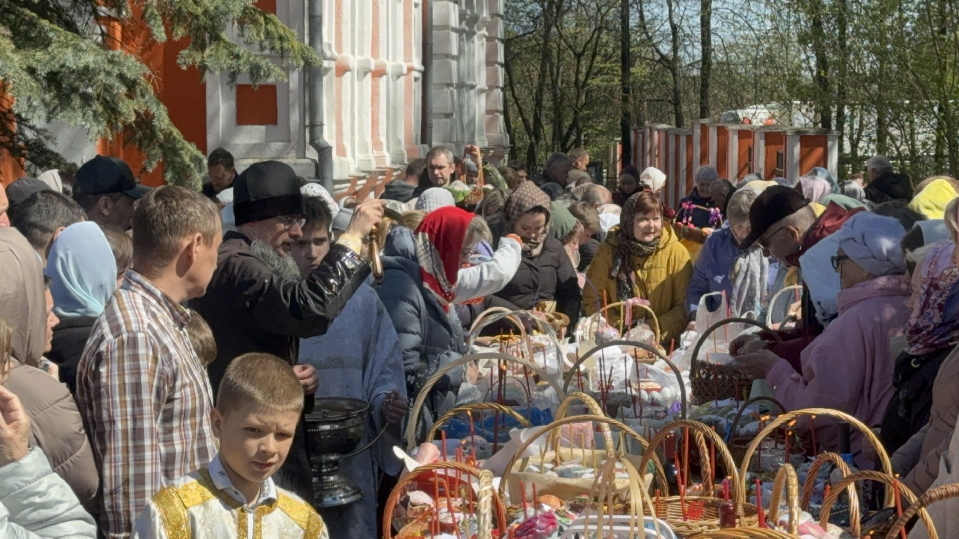 Солнечногорск, Пасха, Пасхальное богослужение, Куличи, Праздник,
