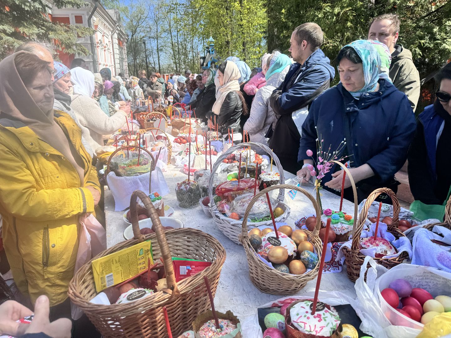 Солнечногорск, Пасха, Пасхальное богослужение, Куличи, Праздник,