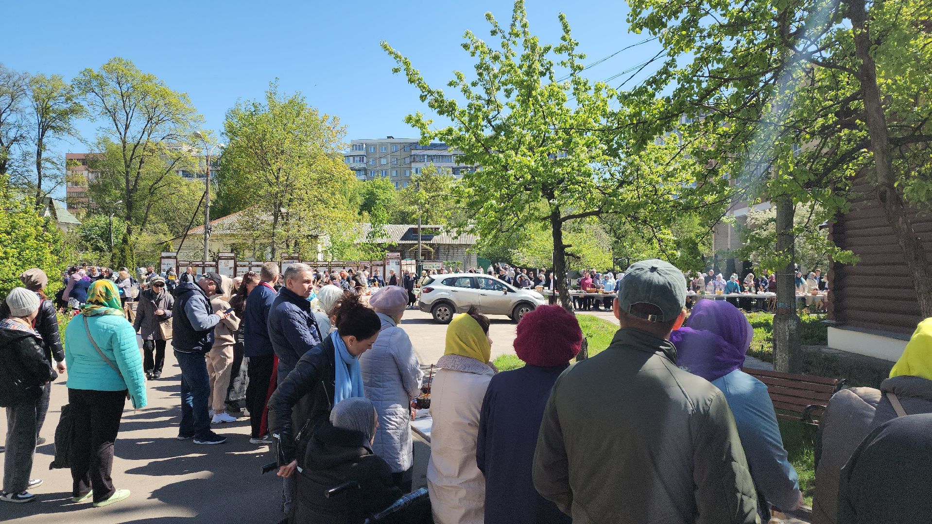 Пасха, освящение куличей, Преображенский храм, Космодамианский храм,