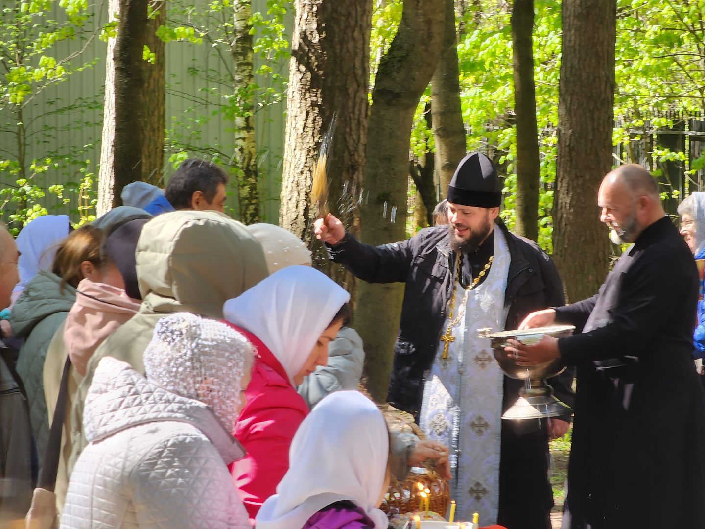 Черноголовка, Пасха, Освящение куличей,
