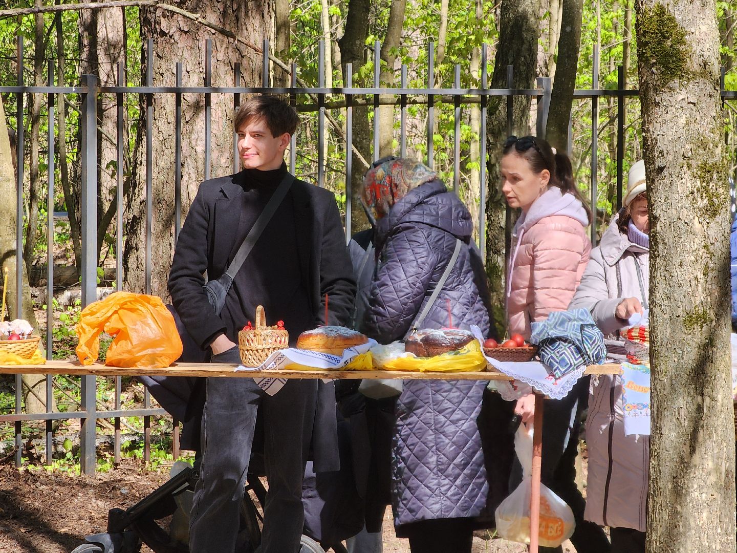 Черноголовка, Пасха, Освящение куличей,