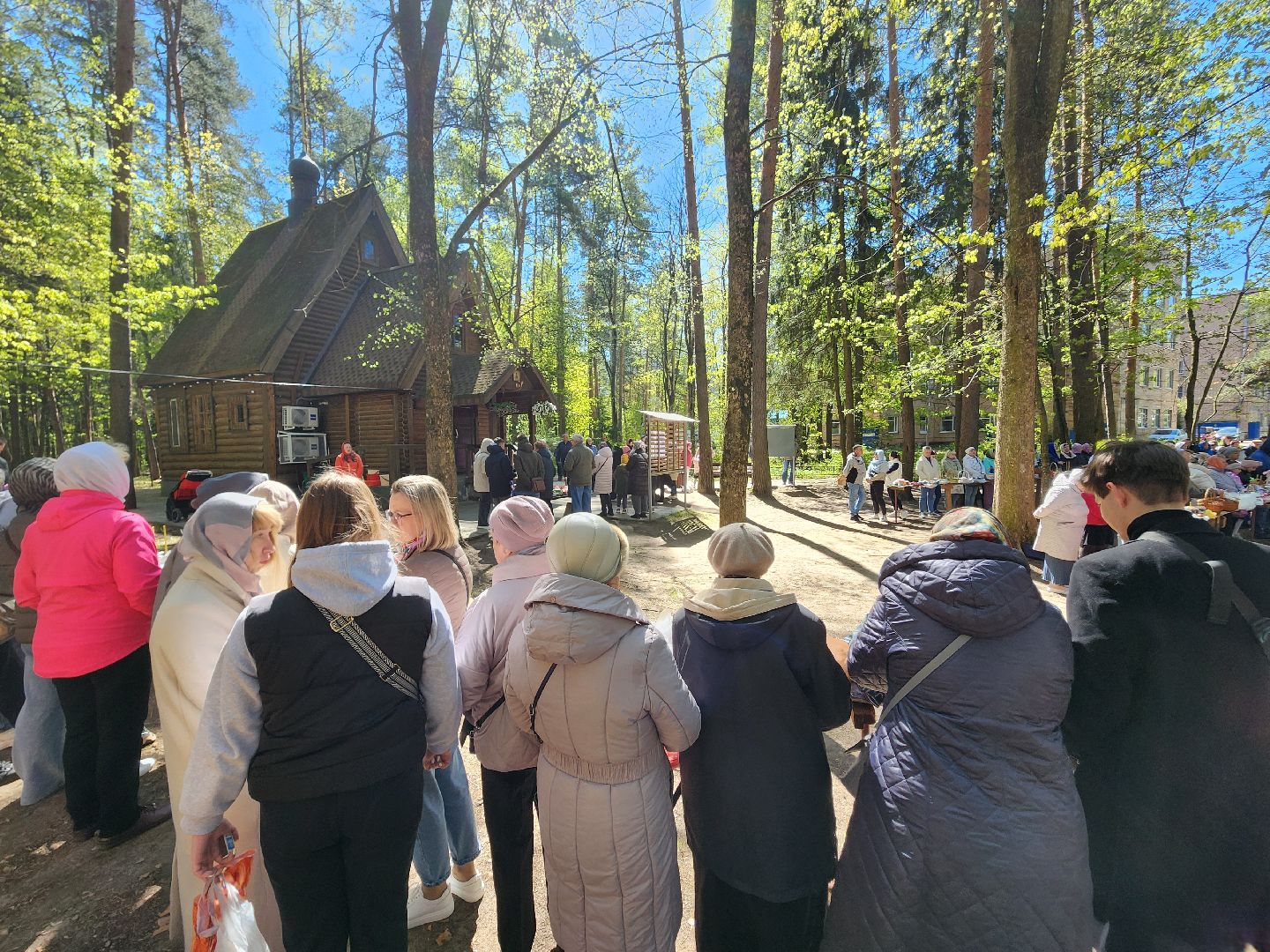 Черноголовка, Пасха, Освящение куличей,