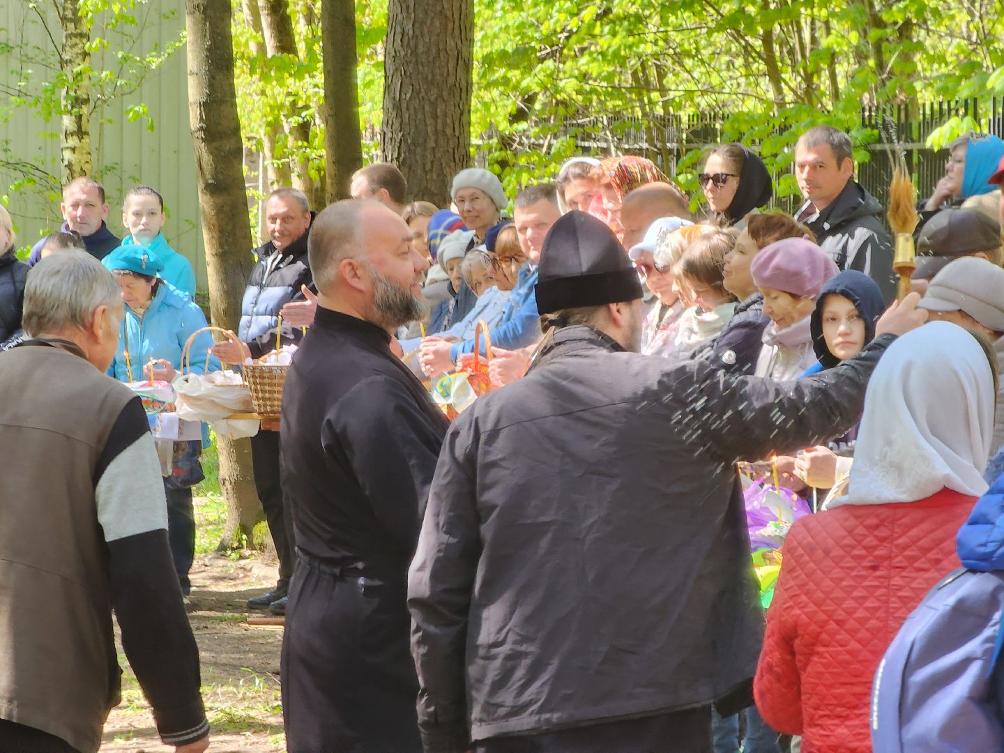 Черноголовка, Пасха, Освящение куличей,