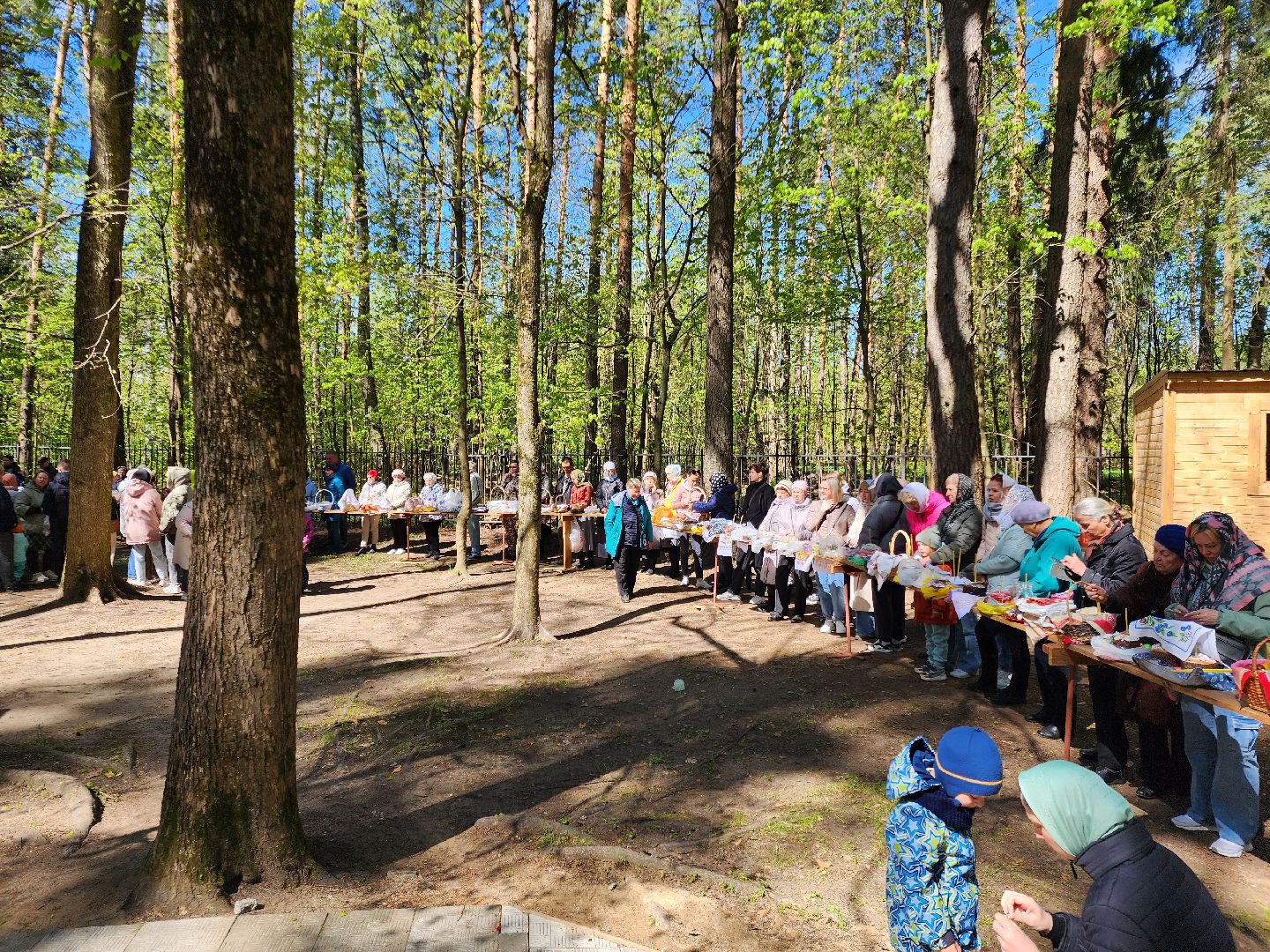 Черноголовка, Пасха, Освящение куличей,