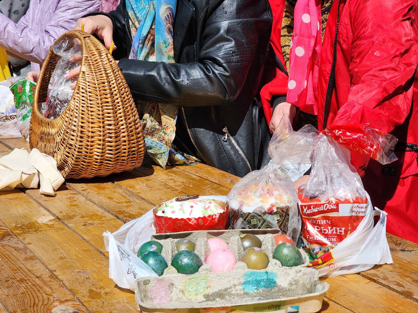 Пасха, Великая Суббота, освящение пасхальных куличей, Старая Купавна, Богородский городской округ,