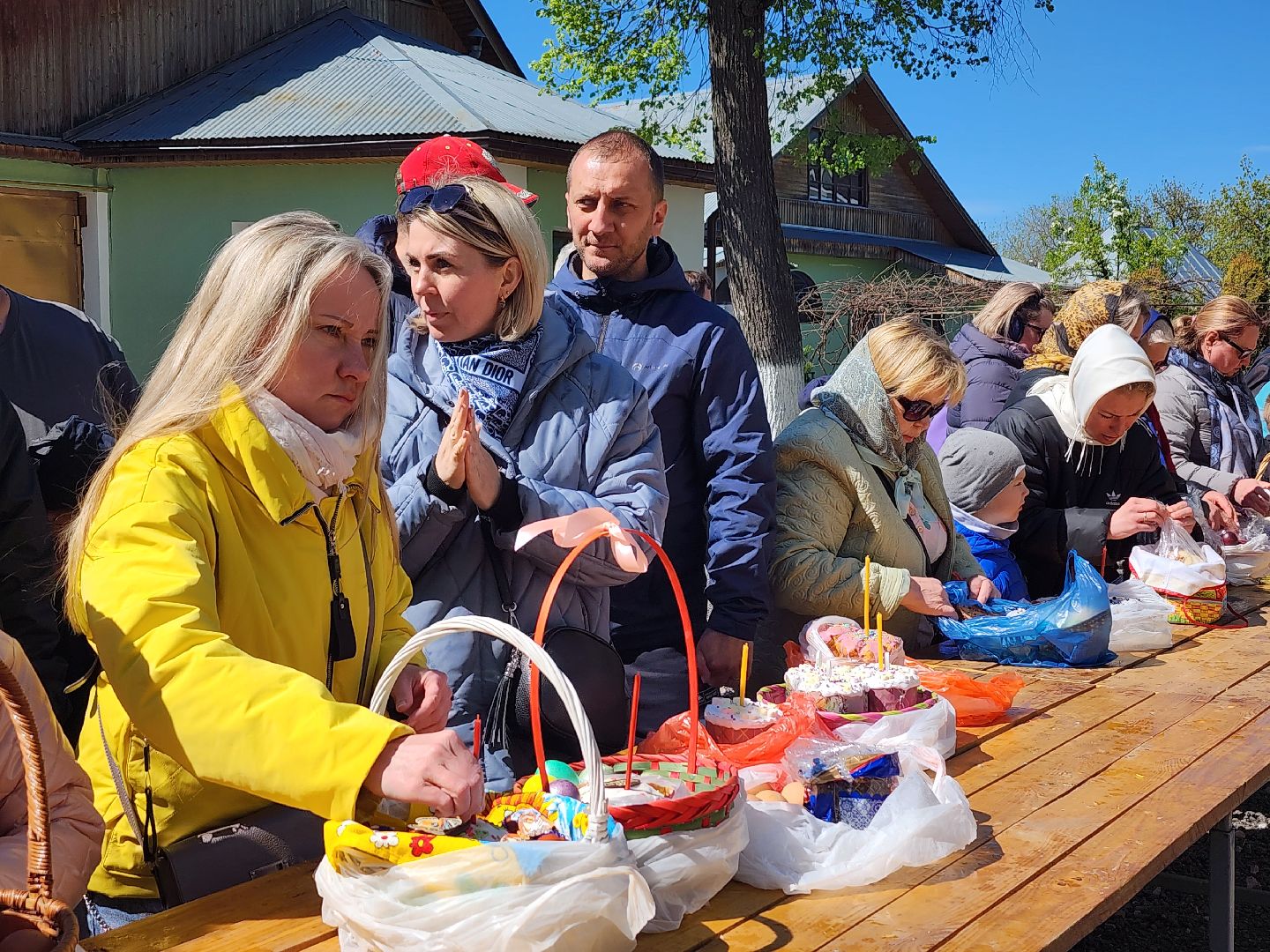 Пасха, Великая Суббота, освящение пасхальных куличей, Старая Купавна, Богородский городской округ,